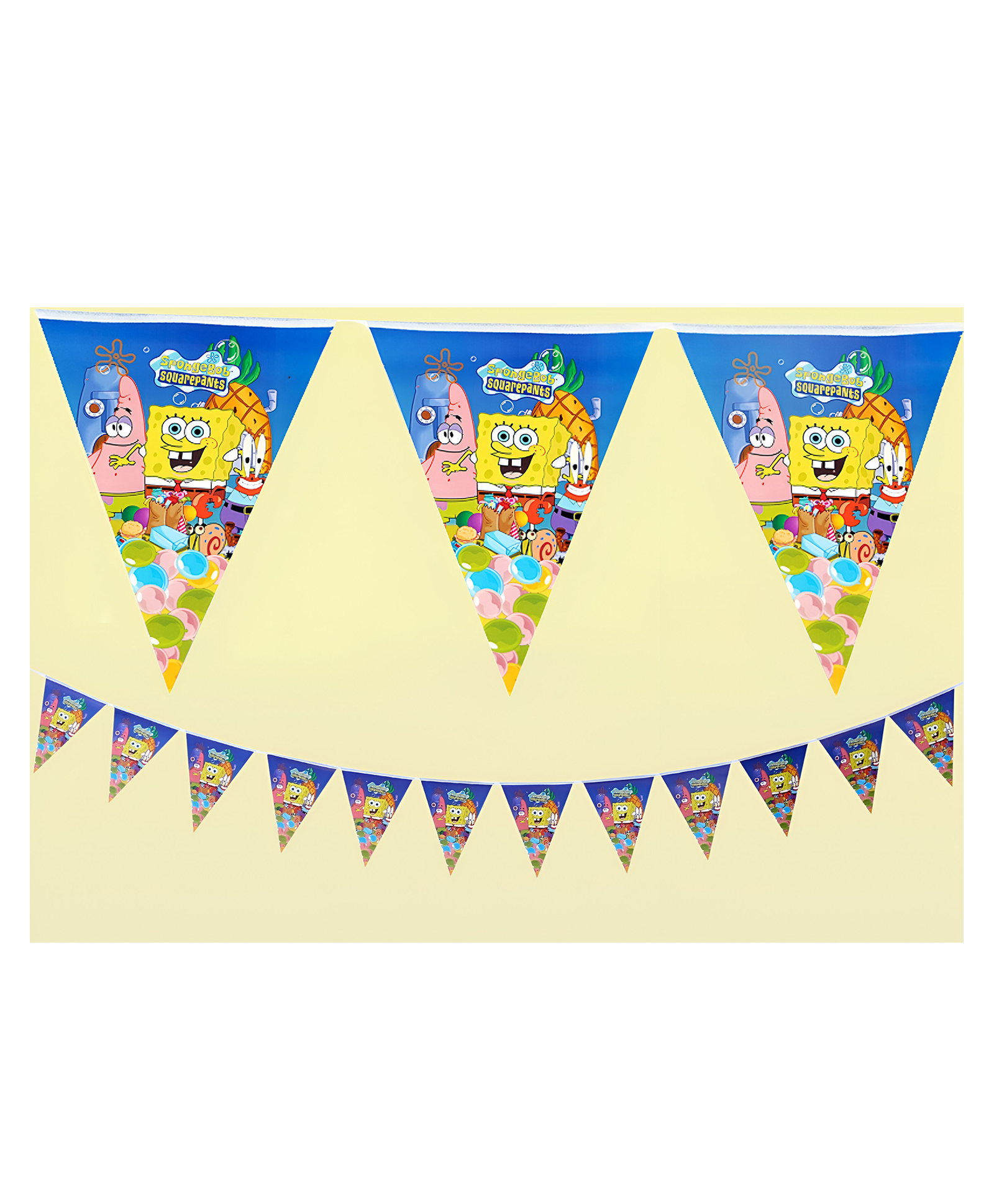 Funcart Spongy Bob Theme Banner - Multicolor-picture-15