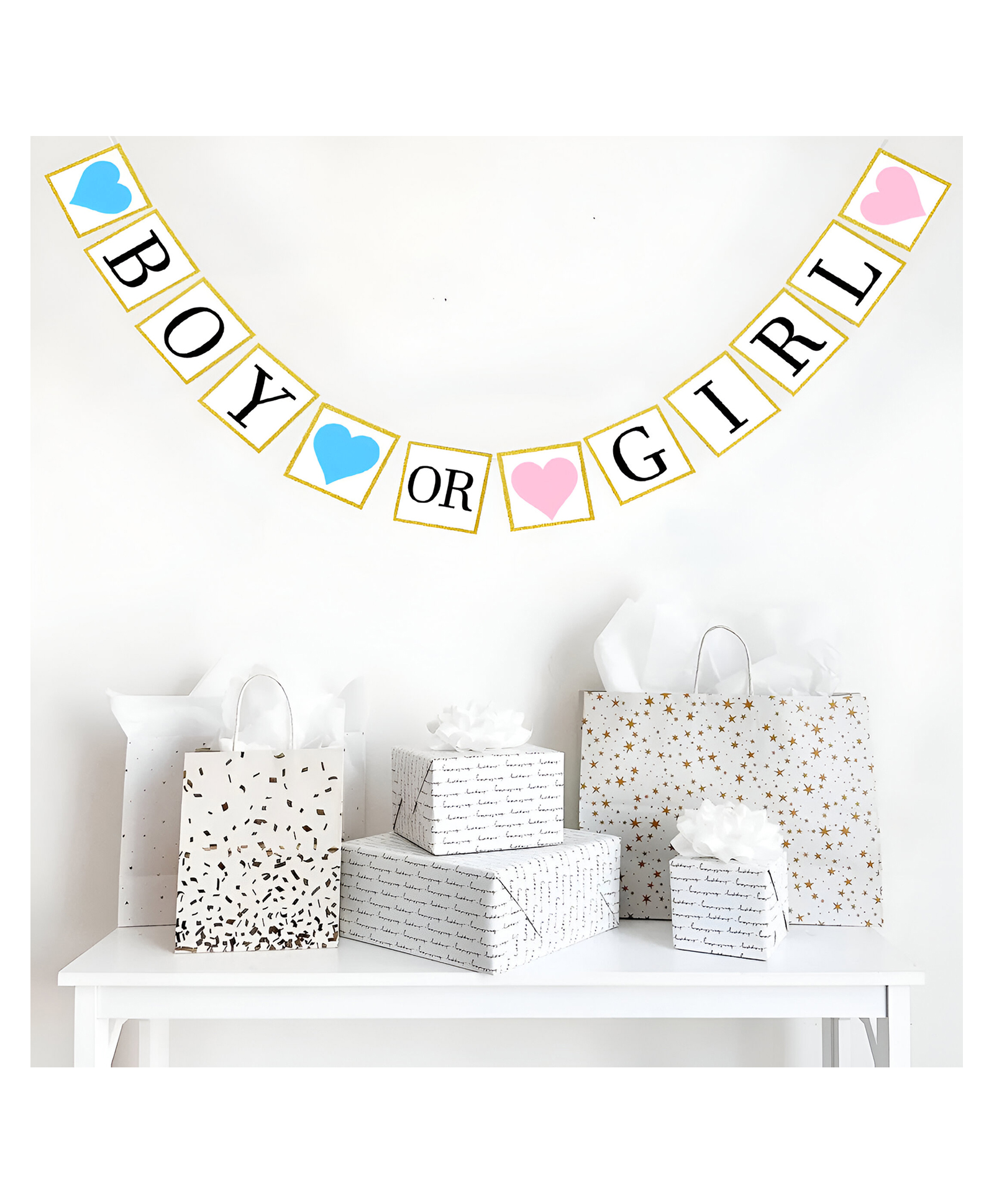 Funcart Baby Shower - Boy or Girl Baby Shower Banner - Multicolor-picture-22
