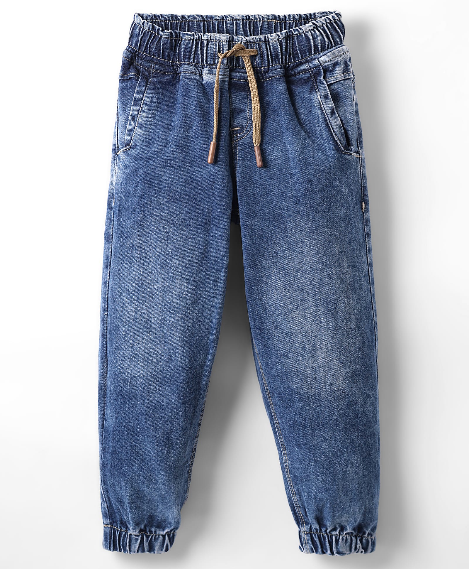 Olio Kids Denim Woven Full Length Jeans - Light Blue-picture-19