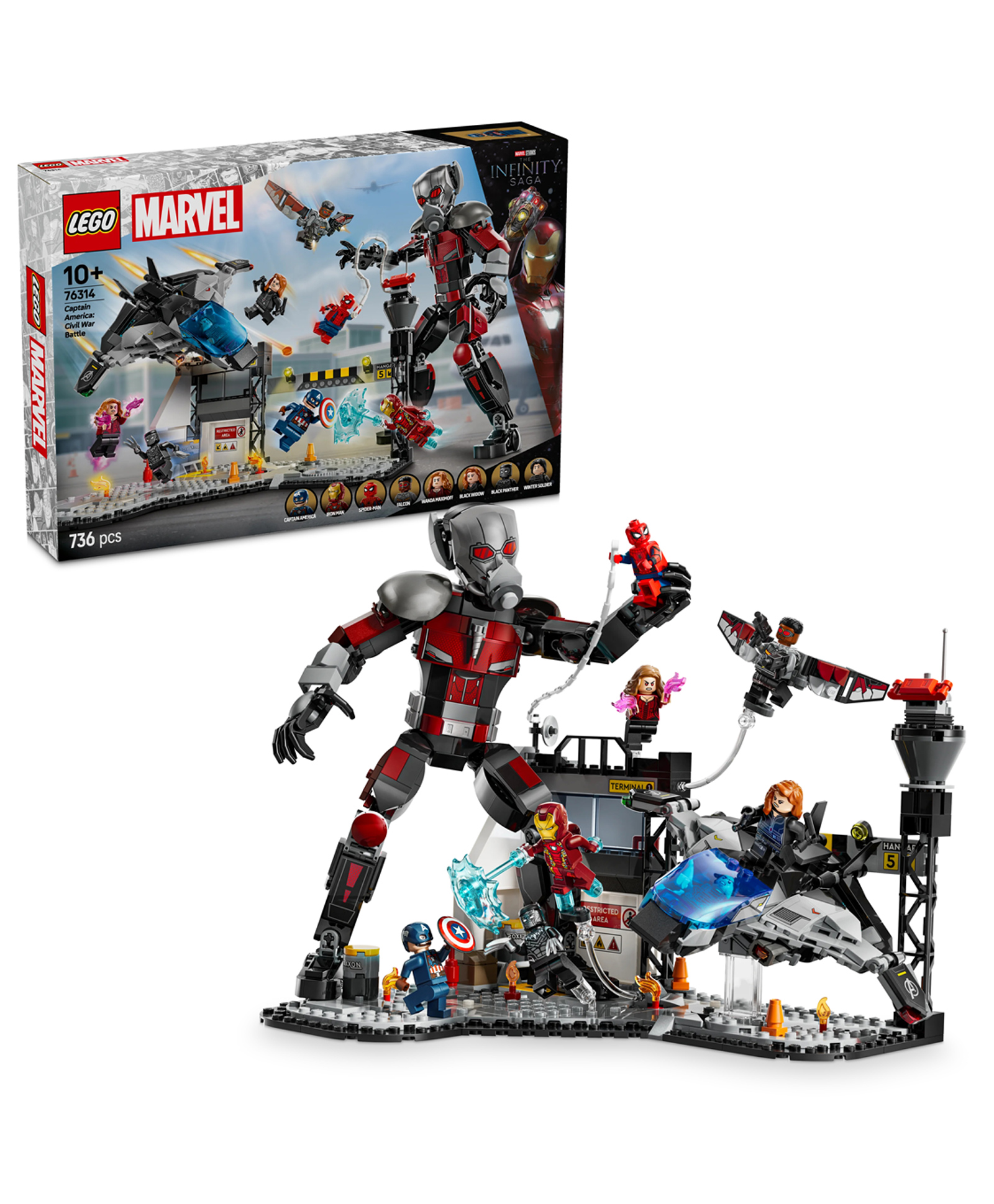 LEGO Marvel Captain America: Civil War Action Battle Buildable Playset 736 pieces-76314-picture-17