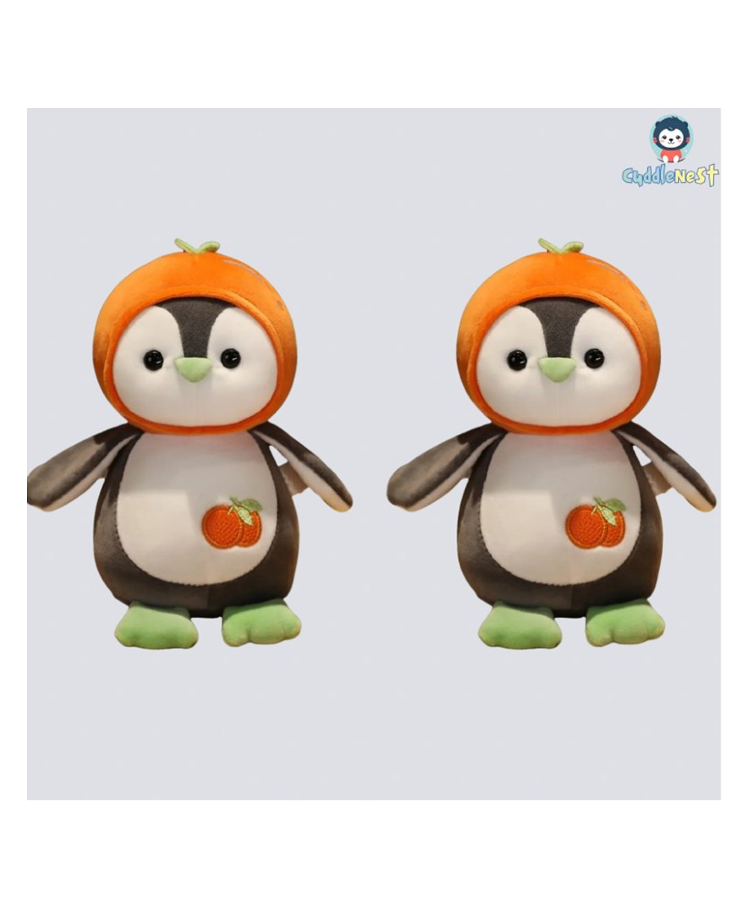 Penguine with Cap (orange)-Height: 25 cm-image-8