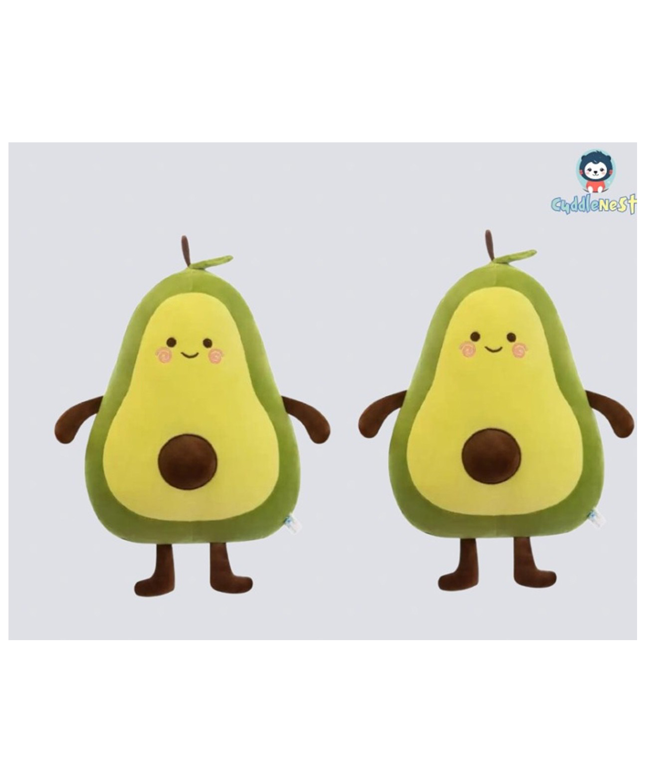 Avocado Shaped Teddy bear-Height: 40 cm-image-19