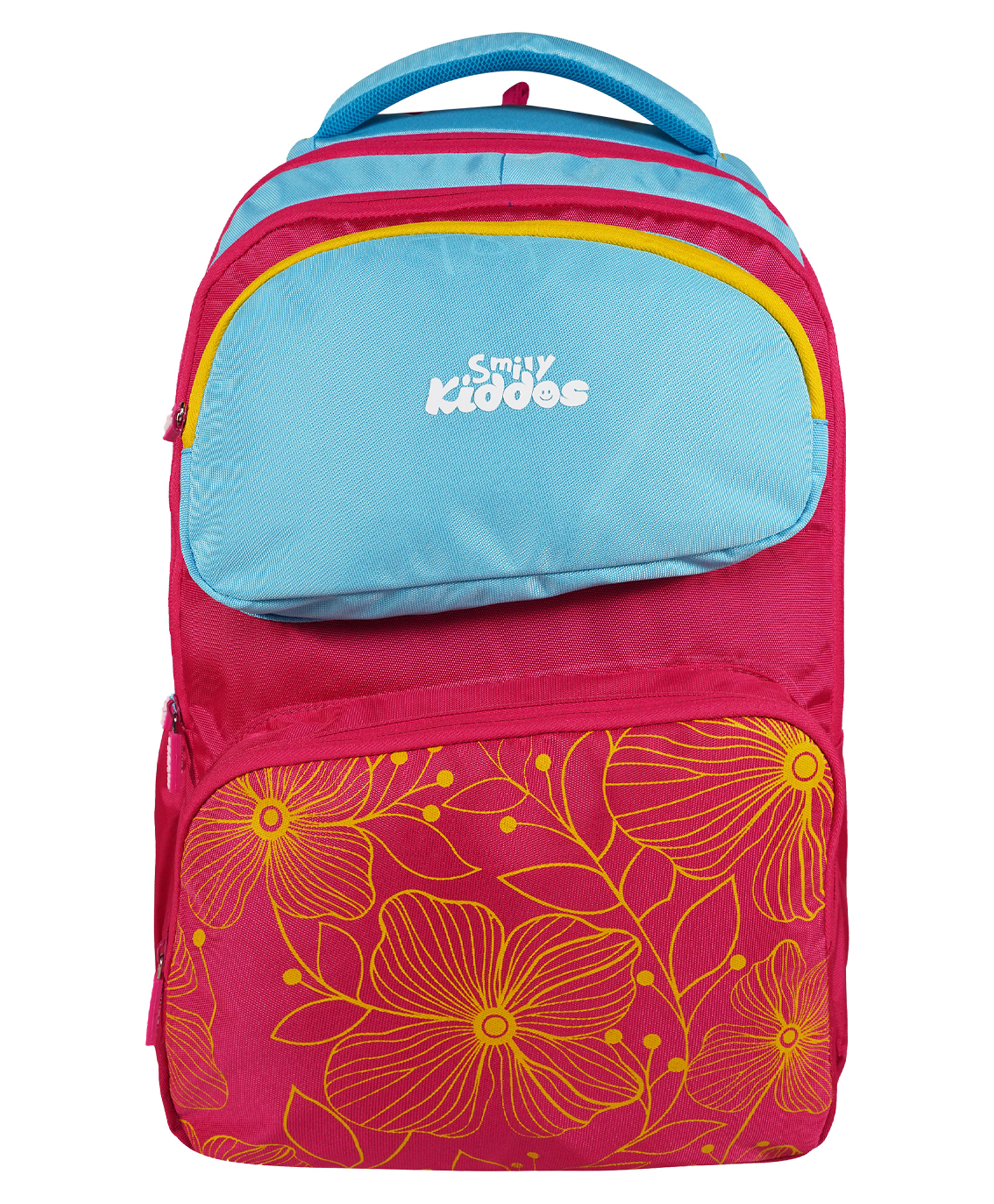 Smily Kiddos Giggle Laptop Backpack - Pink - Height 19 Inches-image-26
