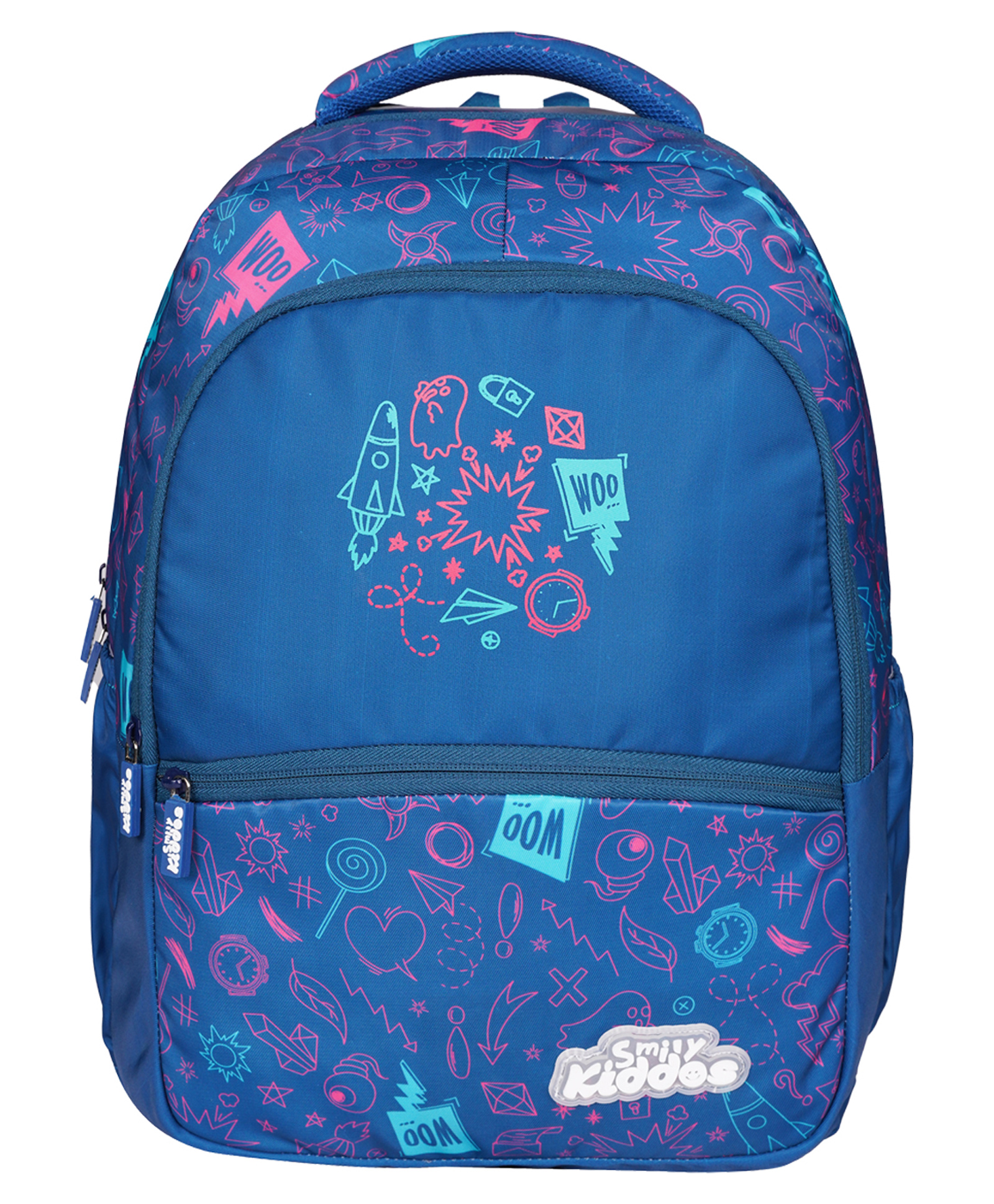 Smily Kiddos Coco Backpack Navy Blue - 12 Inches-image-37