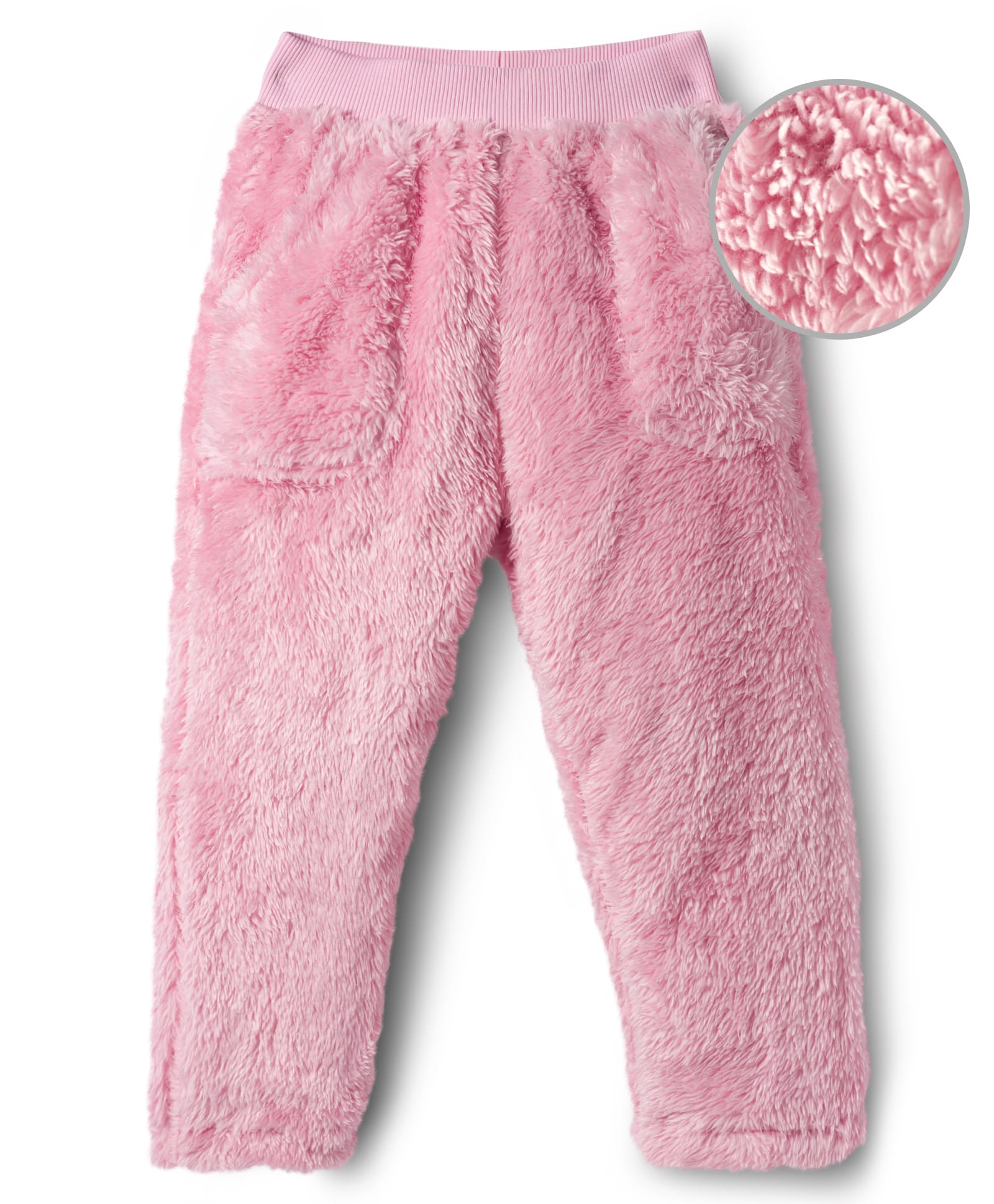 Mark & Mia Fleece Knit Full Length Winter Wear Pant With Pocket Detailing - Pink-picture-24