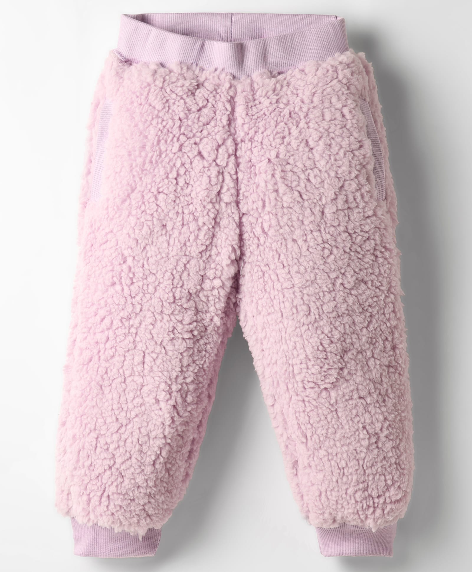Little Kangaroos Woven Full Length Fleece & Woollen Lounge Pant - Lilac-image-9