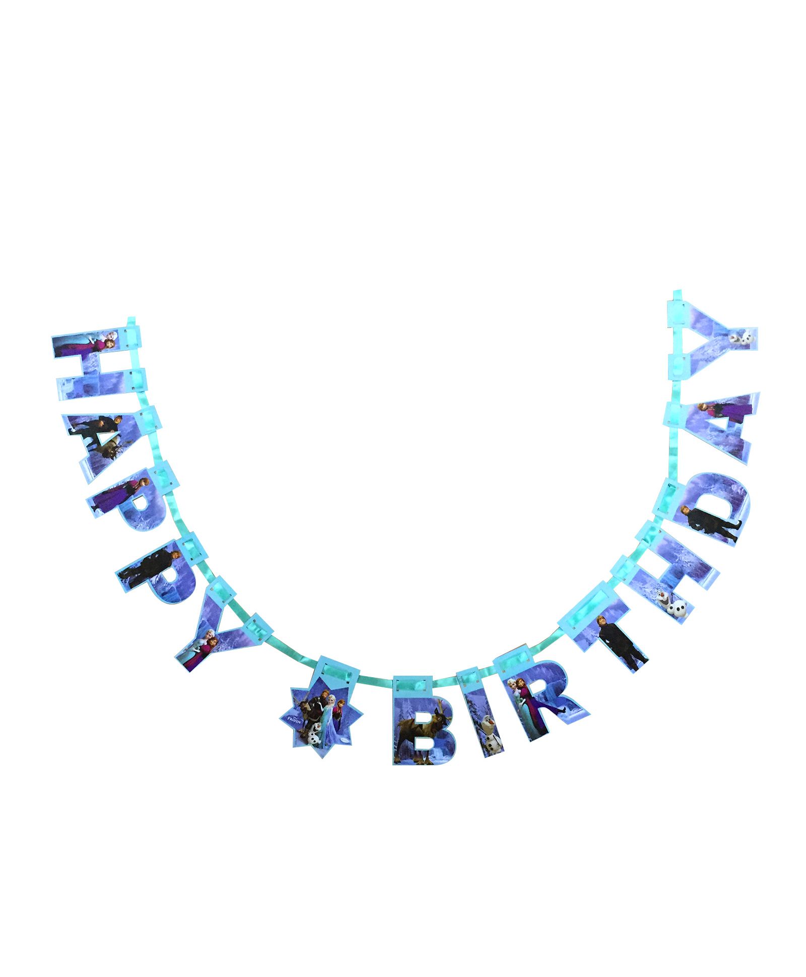 Funcart Frozen Themed Birthday Banner Blue - Length 170 cm-image-44