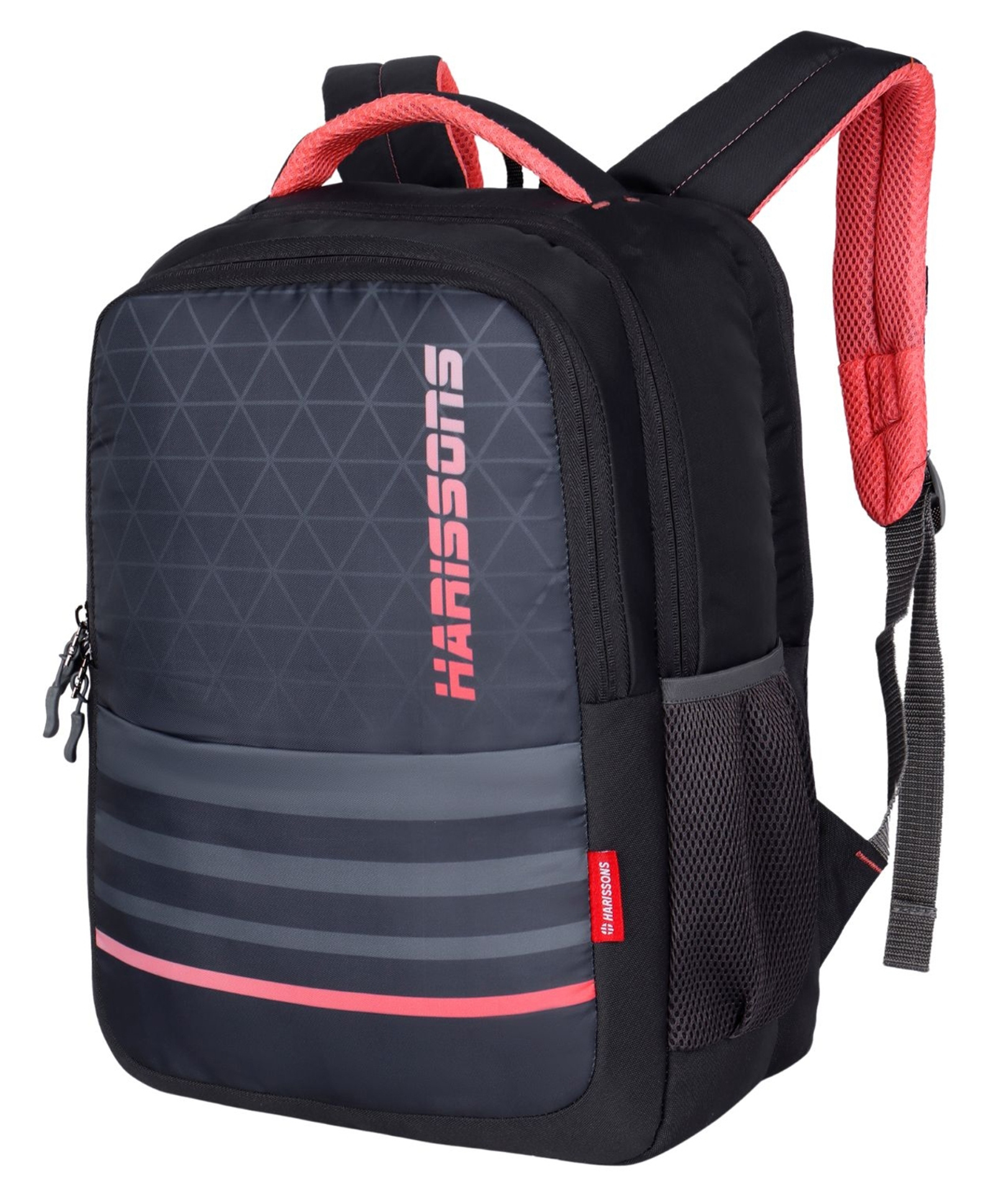 HARISSONS Simplify Grey Corel Casual Backpack for Men & Women.(Age-9 to 12 Year-18 Inches)-picture-10