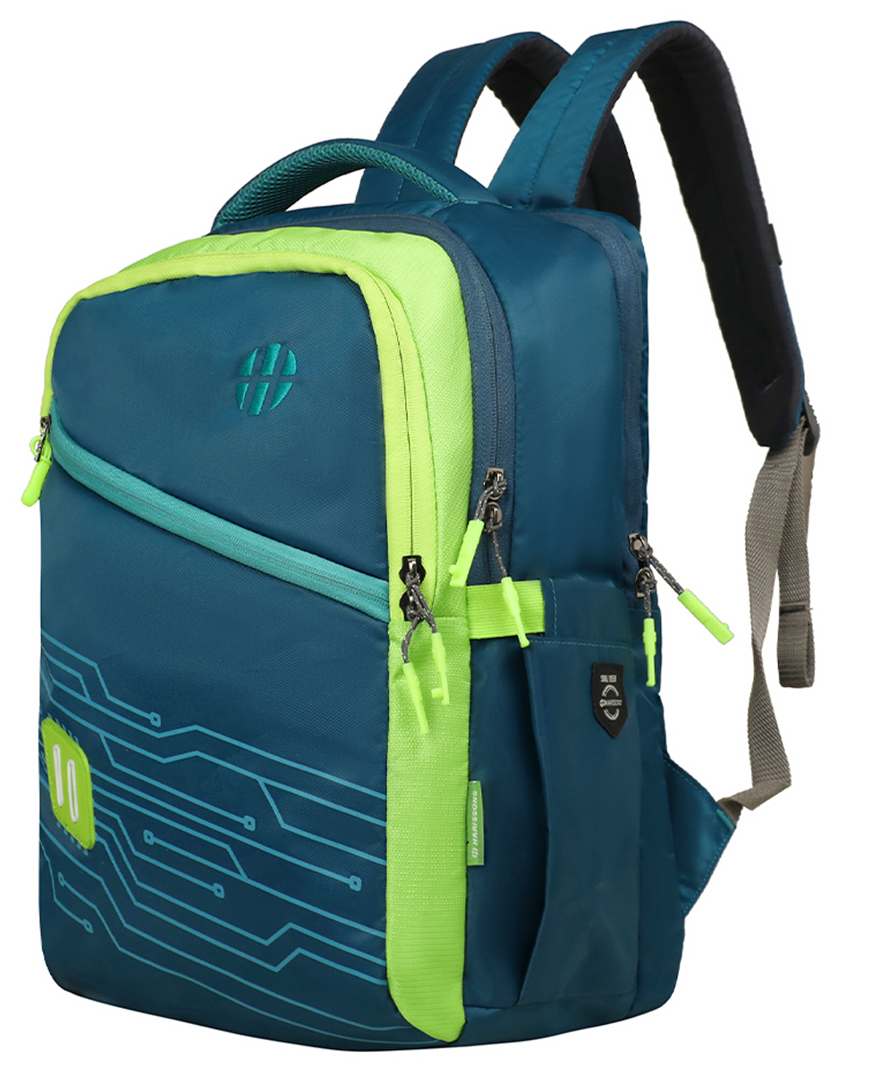HARISSONS Virtual Imperial Green school & college Backpack for men & woman.(Age-9 to 12 Year-18 Inches)-picture-41