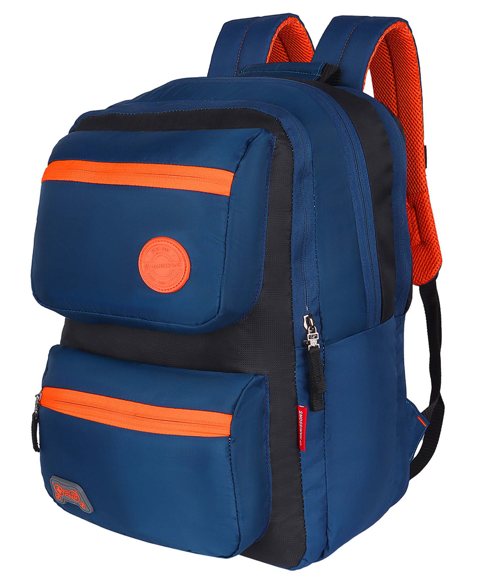 HARISSONS PIXIE Black Imperial blue black School Backpack Ultra-Durable Bag Stylish & Comfortable for Kids(Age - 9 to 12 Year - 18 inches)-image-3
