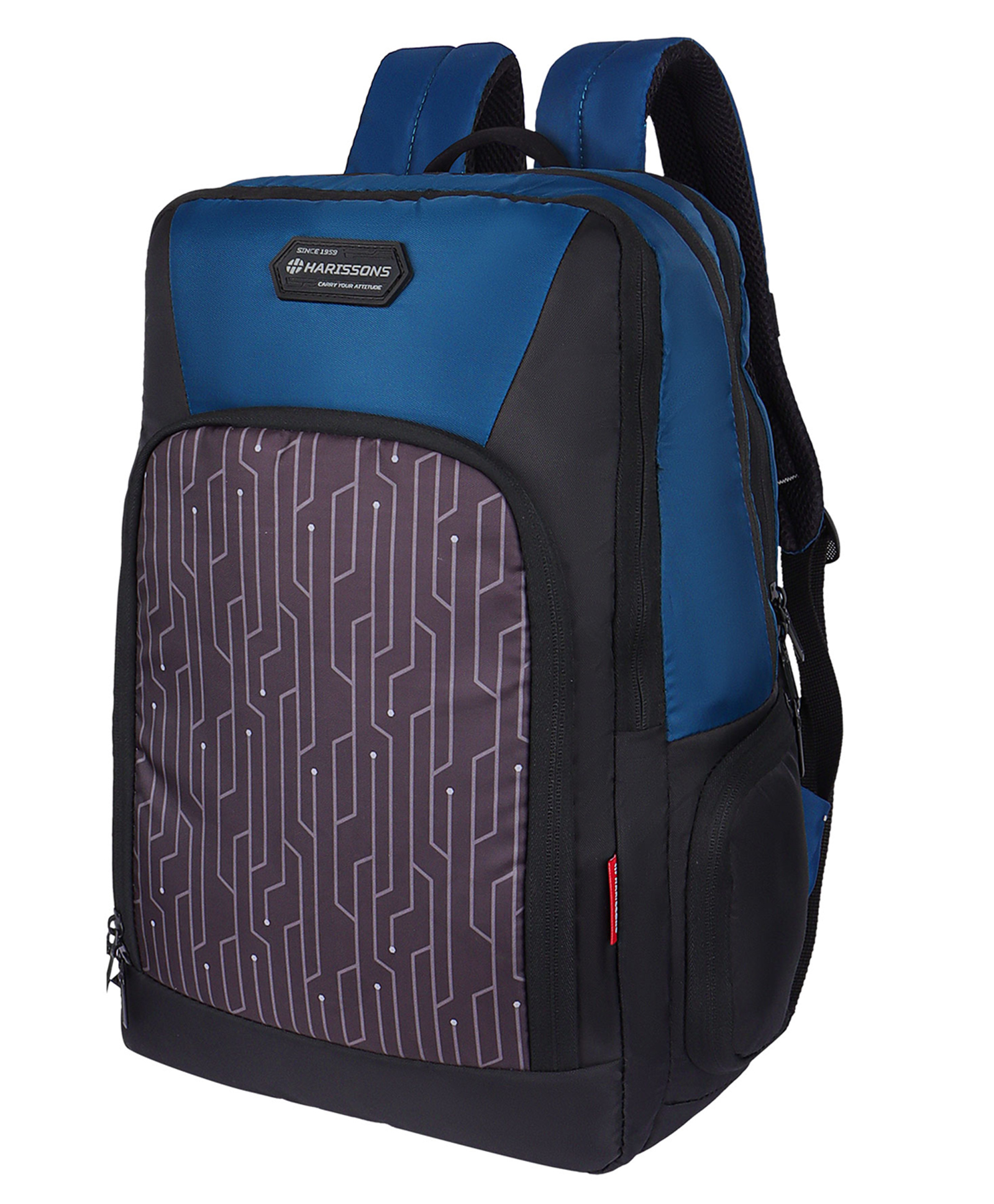 HARISSONS Neuron Black Smart School Backpack Inspired Design Spacious & Durable Backpack.(Age-9 to 12 Year-Height 18 Inches)-image-42