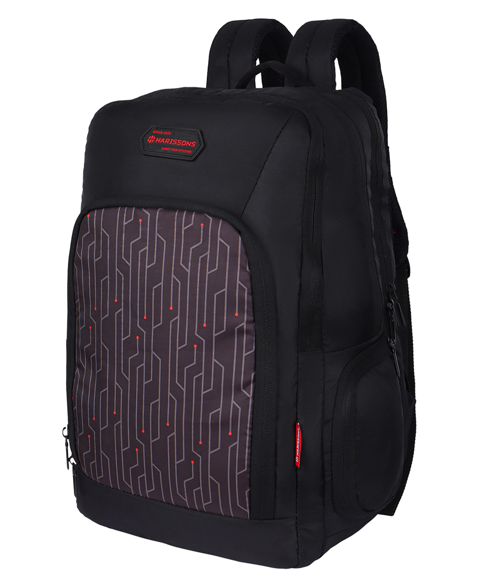 HARISSONS Neuron Imperial red Smart School Backpack Inspired Design Spacious & Durable Backpack.(Age-9 to 12 Year-Height 18 Inches)-picture-20