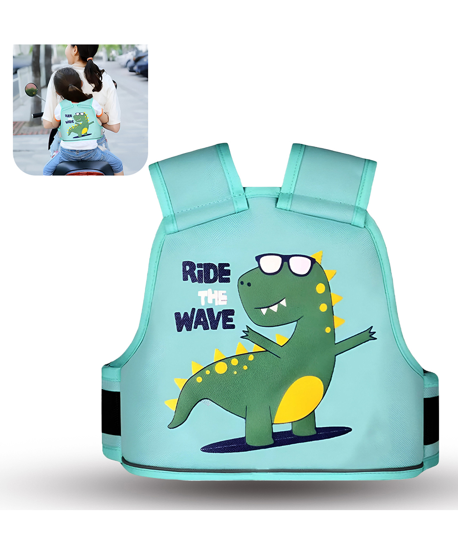 Tony Stark Kids Safety Belt for Two Wheeler with Reflective Strips (Chomp Champ)-picture-28