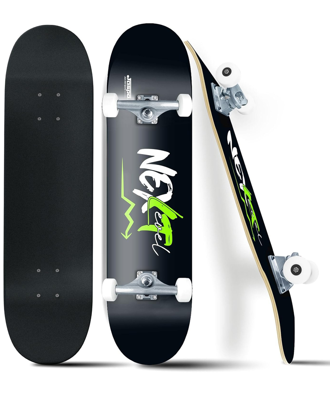Jaspo Next-Play Street King Skateboard for Adults & Kids - 7-Layer Canadian Maple Wood Deck, 31 X 8 Inches, Professional Skateboard for Beginners, Pros, Boys & Girls, 120 Kg Capacity-picture-13