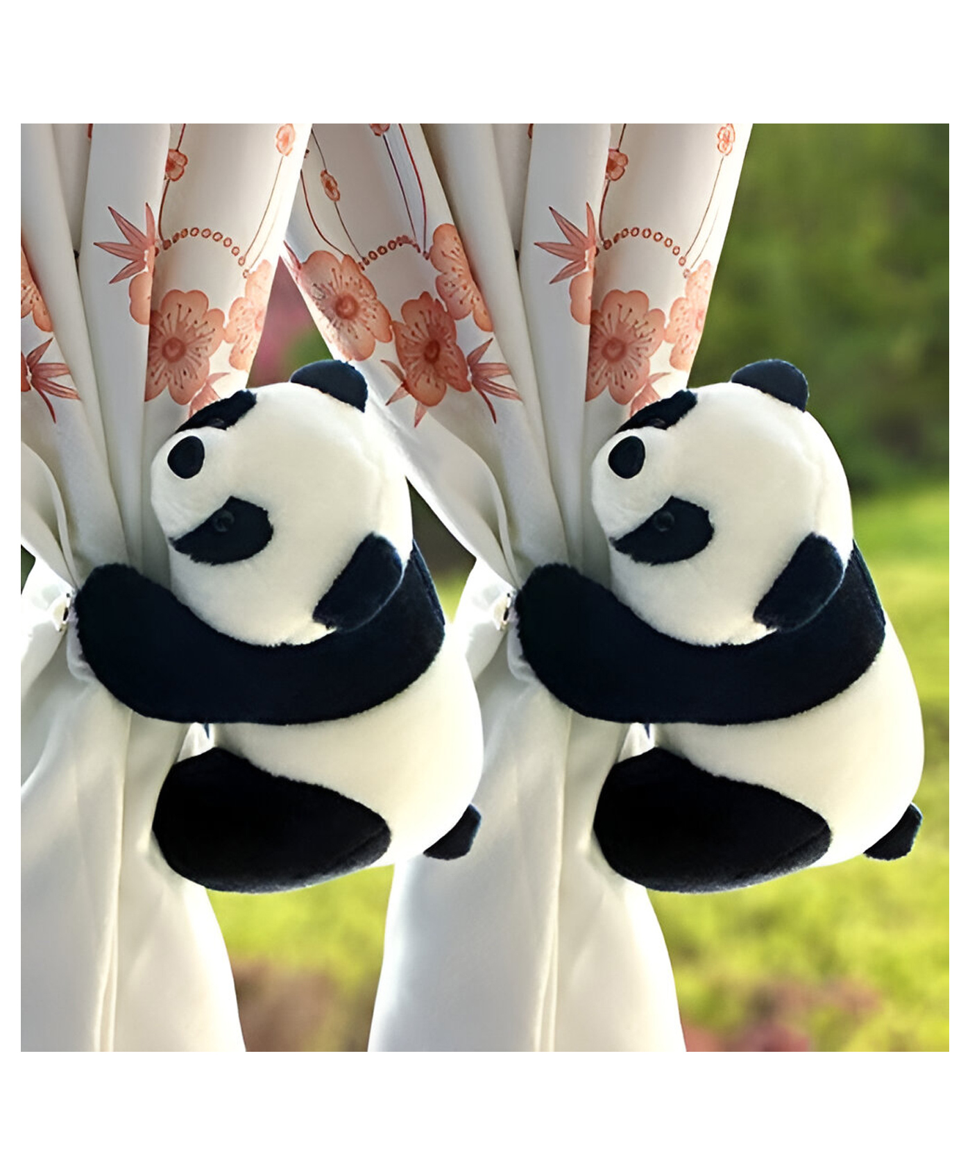 Tickles 2 Pcs Panda Prime Soft Stuffed Plush Animal Hanging Toy For Kids Boys & Girls Home Decoration (Size: 25 cm Color: Black & White)-image-47