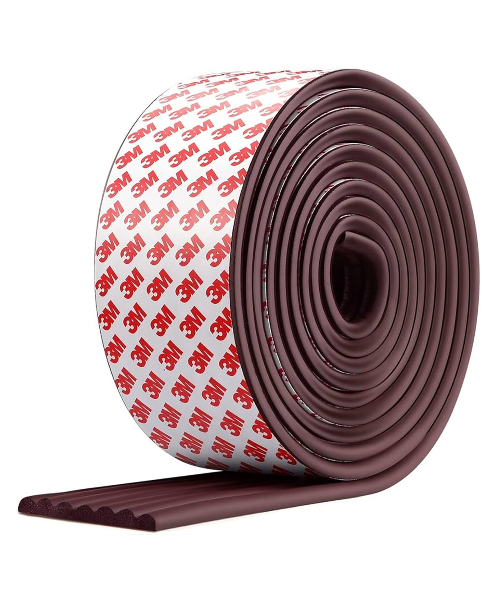 Kids Station Edge Protector for Baby Safety 5m W-Shape Rubber Guard for Sharp Corners & Edges BPA Free (Brown)-image-7