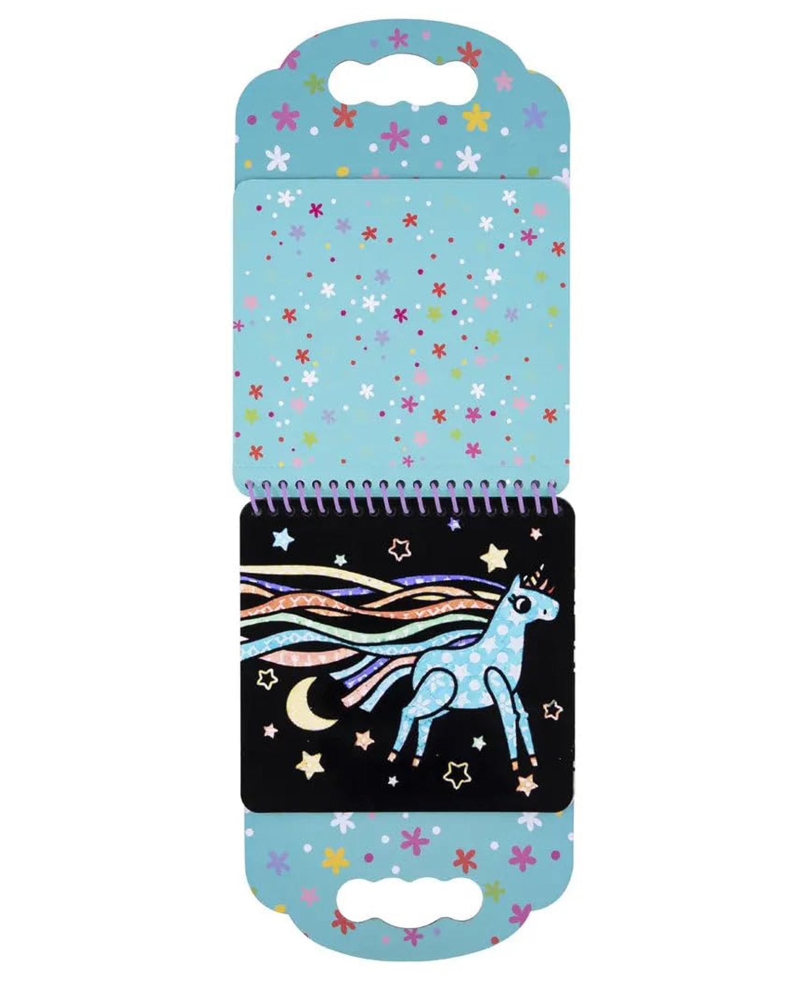 Eduspark Velvet Coloring Book & 8 Marker Pens Unicorn Theme | Educational & Developmental Preschool Activity Toy for Kids Ages 3+ | Mess-Free Velvet Art Book for Learning, Creativity & Fun-picture-26