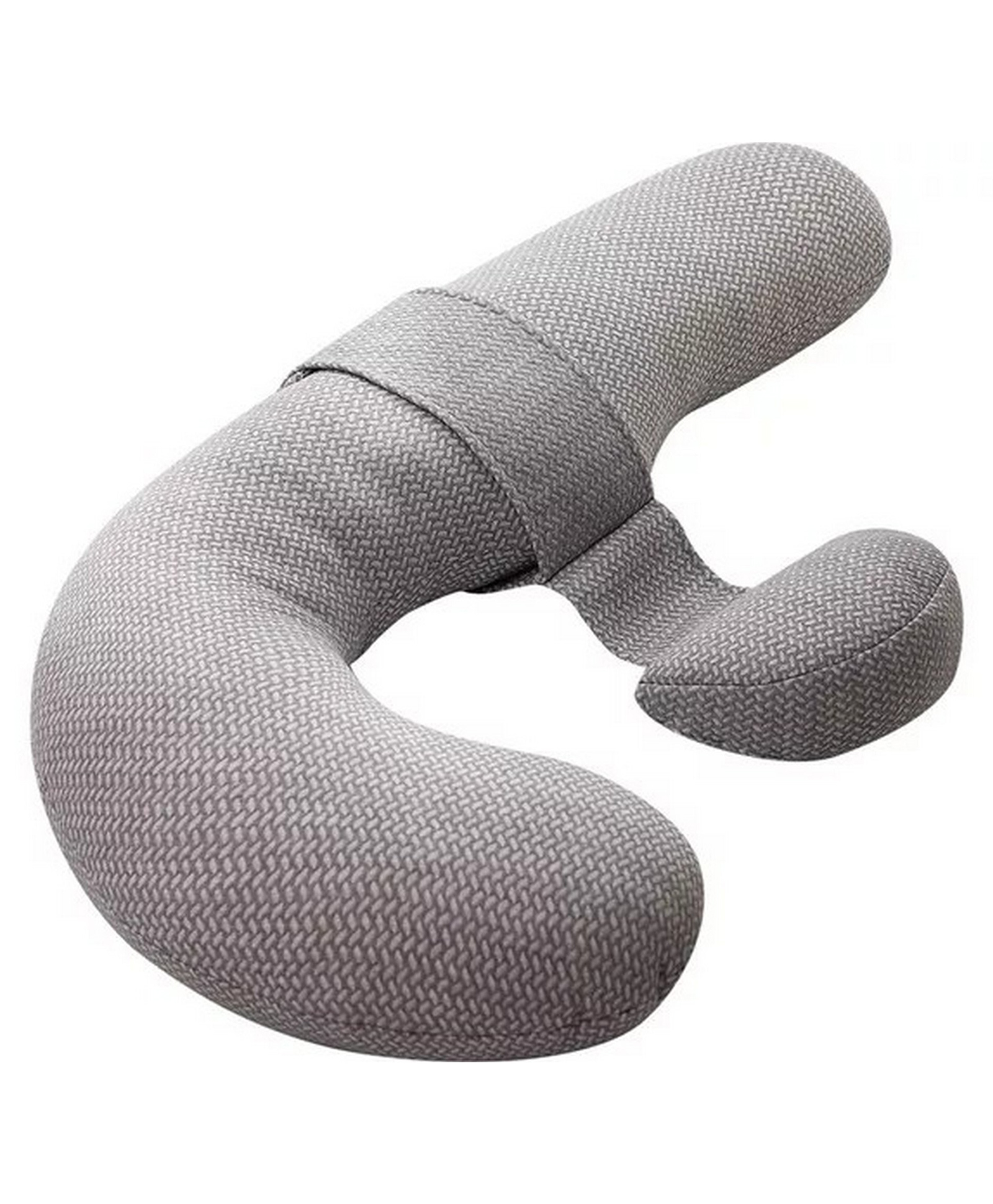 Momcozy Maternity Accessory F shape Maternity pillow with Air Layer Cover Grey-picture-7