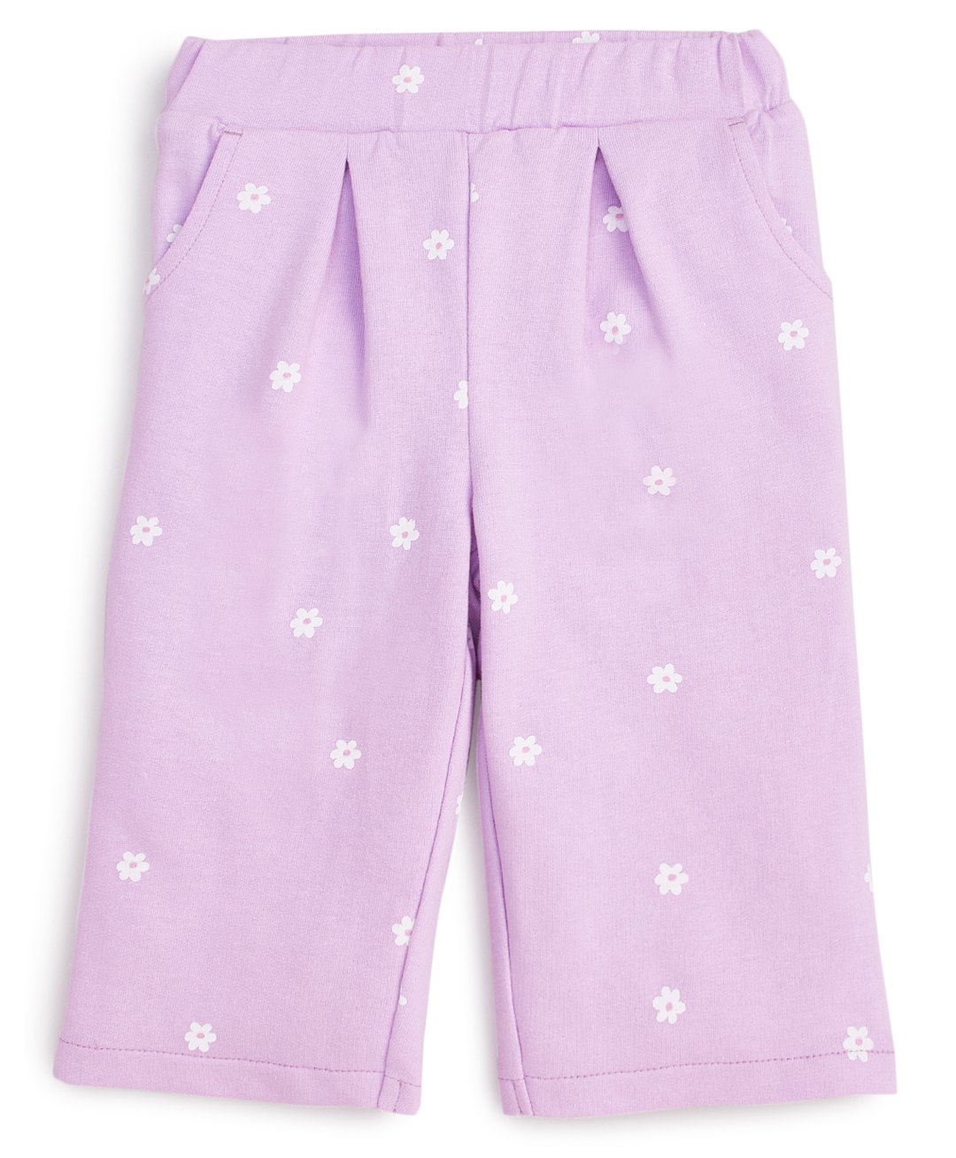 JusCubs Cotton Knit Floral Printed Pant - Purple-image-21