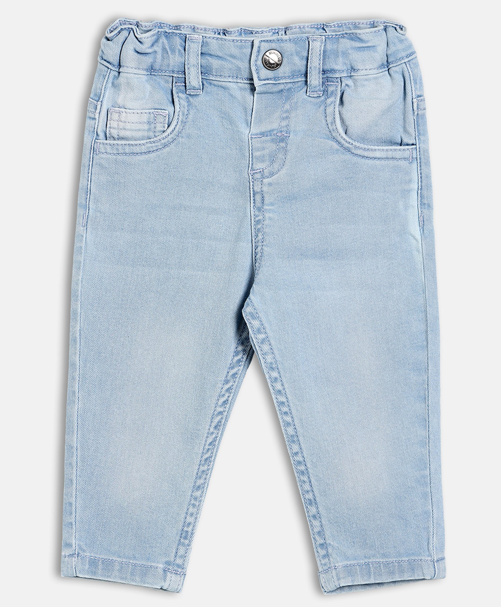 MINI KLUB Cotton Woven Solid Jeans - Blue-picture-42