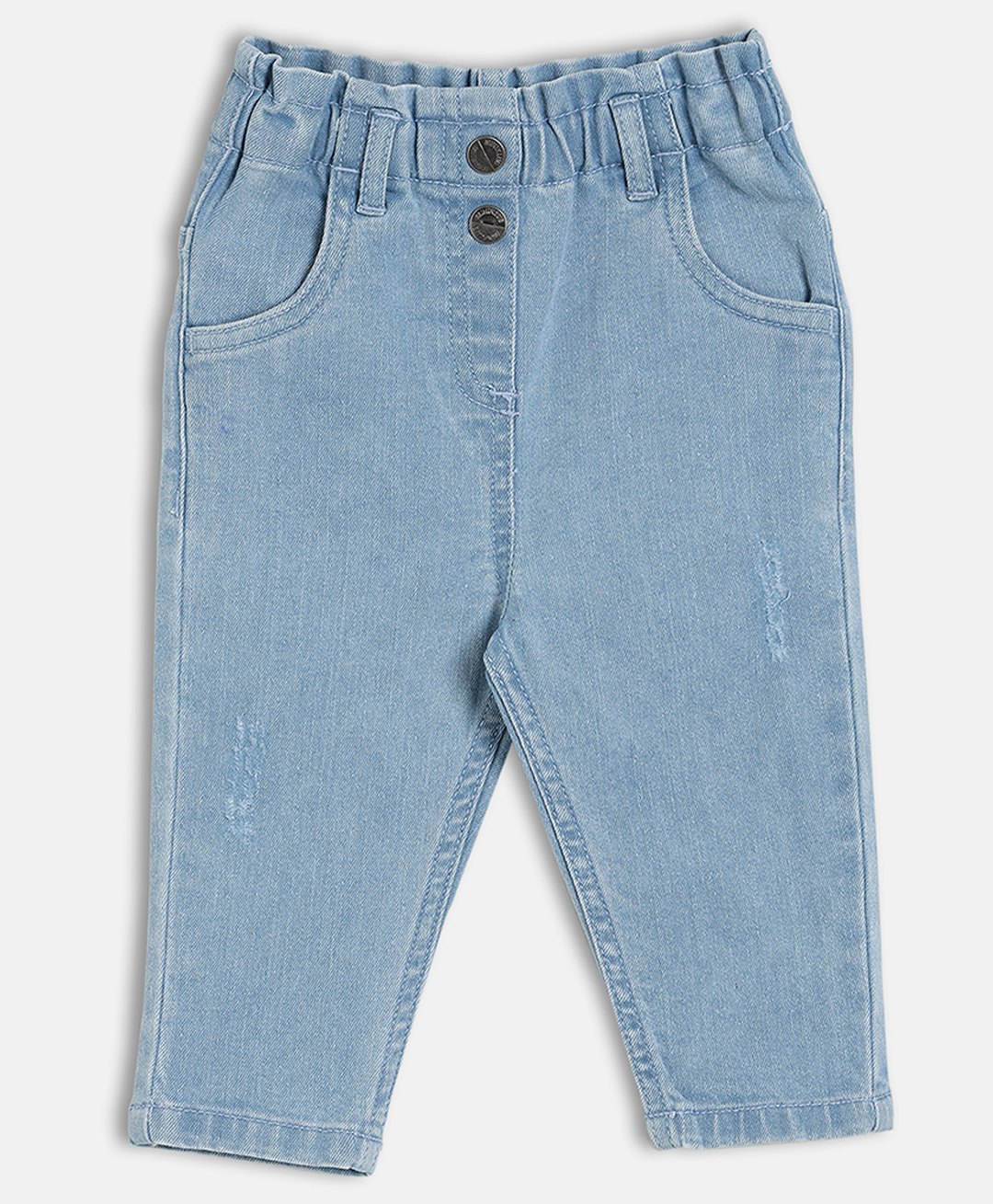MINI KLUB Cotton Woven Solid Jeans - Blue-picture-21