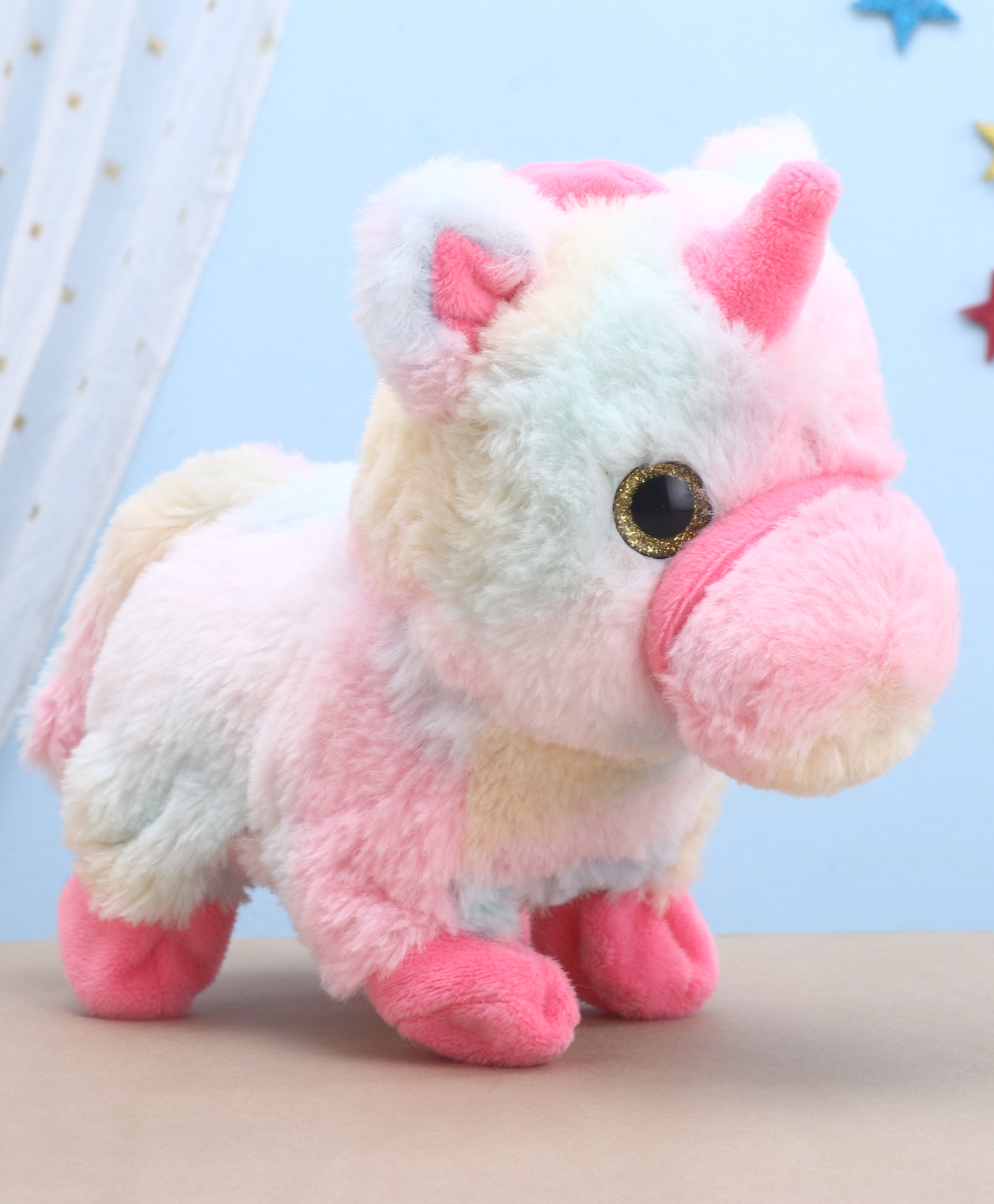 Aarohi Toys Musical Poochie Pony Multicolor - Length 18 cm (Color May Vary)-picture-28