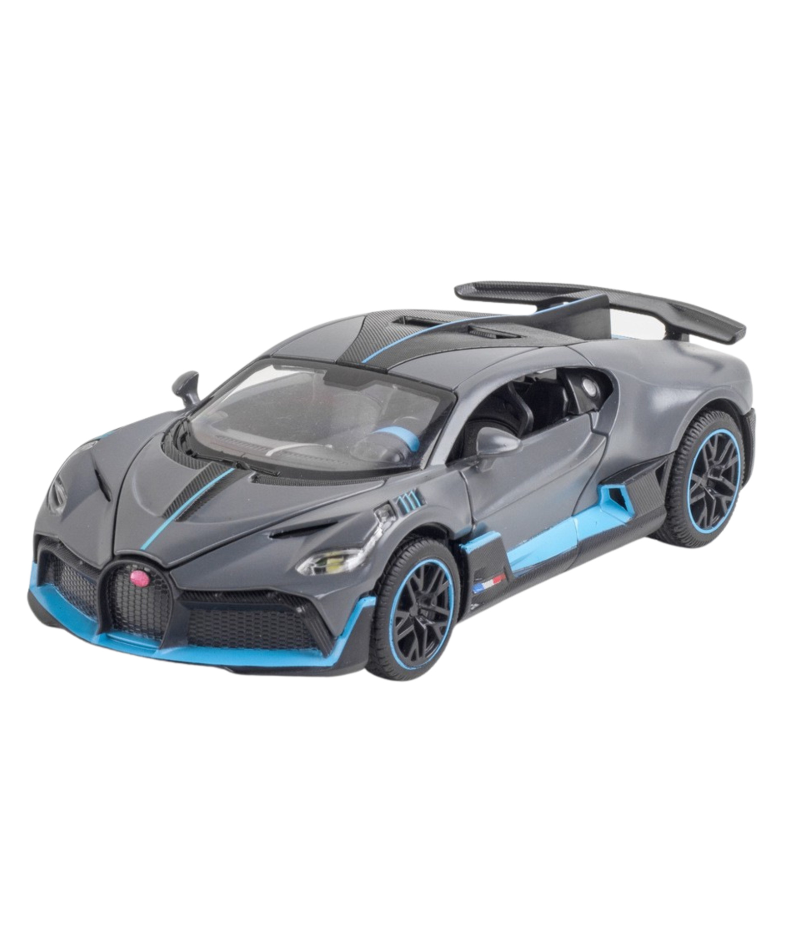 SVE 1:36 Bugati Divo Diecast Metal Pullback Toy car with Openable Doors, lights And sound music [Colors as Per Stock]-picture-49