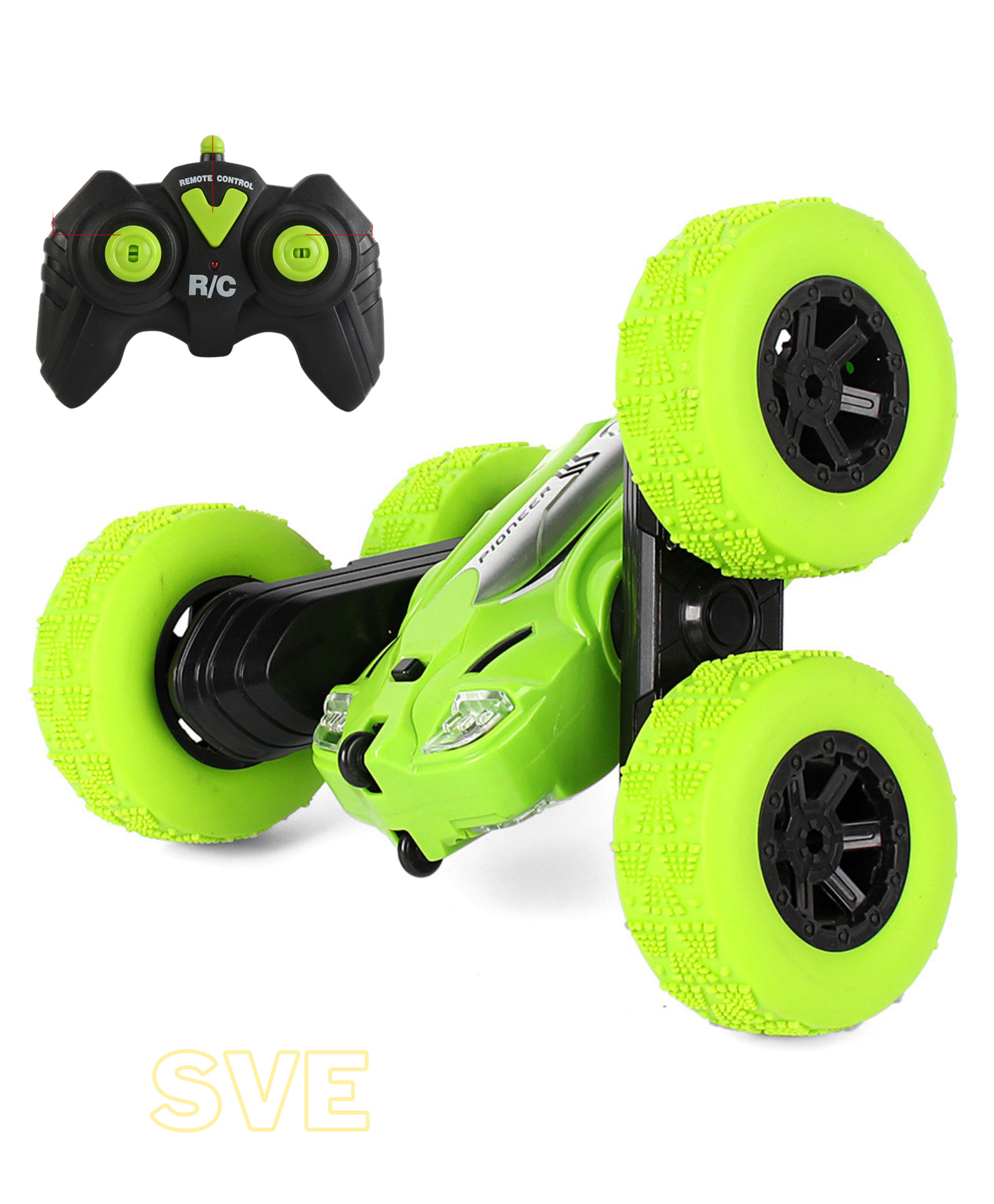 SVE RC Stunt Car Remote Control Car Double-Sided Driving 360D [Colors as Per Stock]-image-6