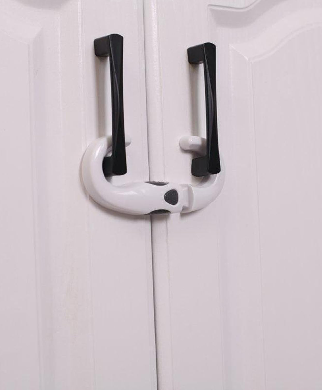 Safe-O-Kid C- Shaped Cabinet Lock, Multi-Purpose Protective Child Safety Lock Cupboard, Drawer Lock- Pack of 8-picture-24
