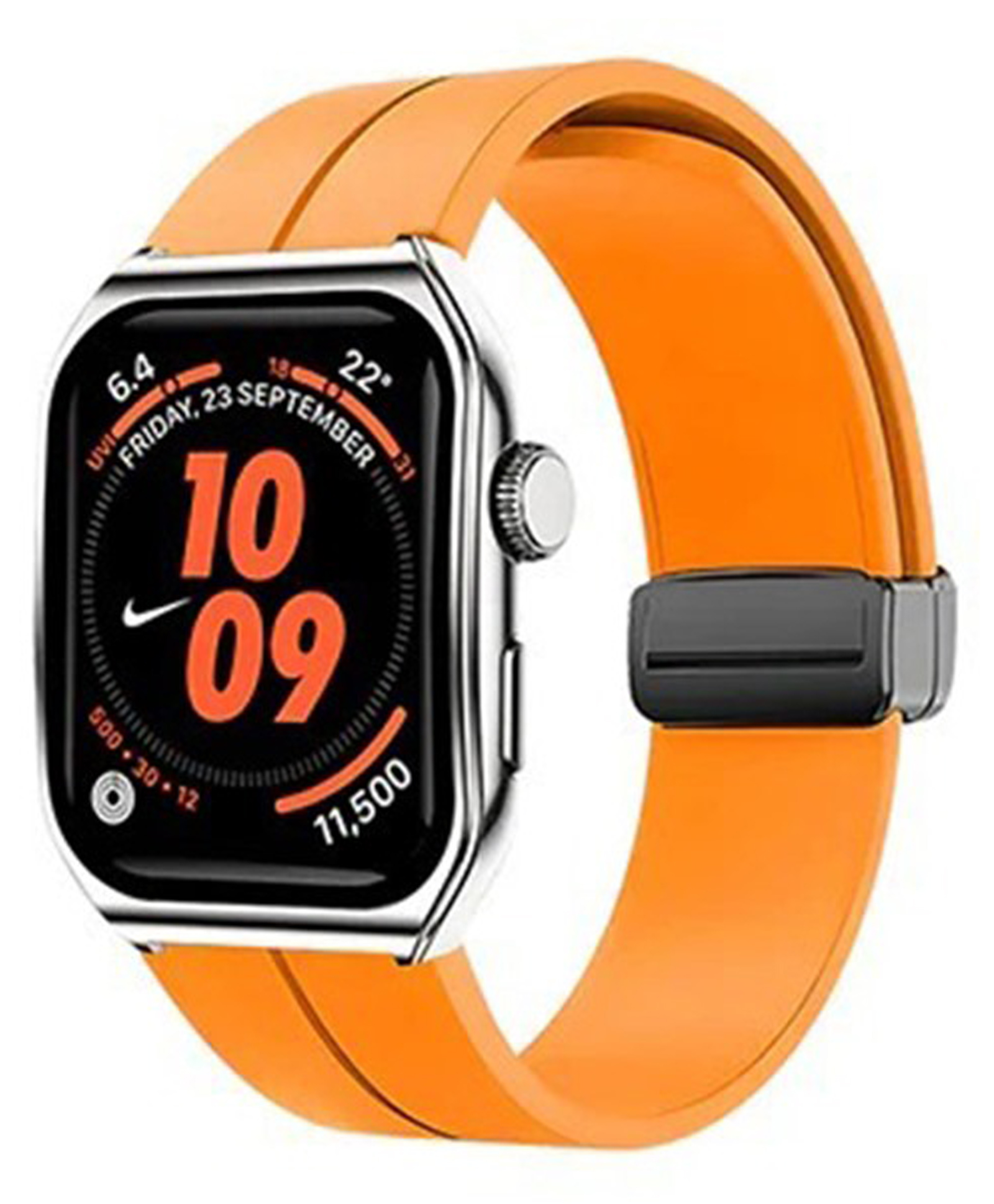iCruze Pronto Flex Smart BT Calling Watch (Orange)-picture-12