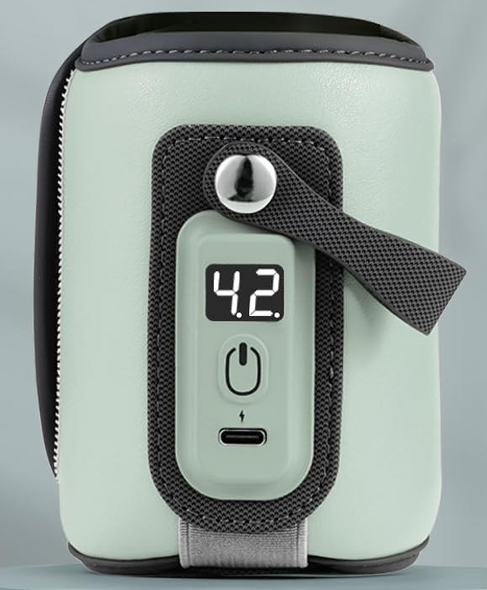 StarAndDaisy Baby Electric Bottle Warmer with Constant Temperature Technology Portable Insulated USB Baby Milk Bottle Warmer-Teal Blue