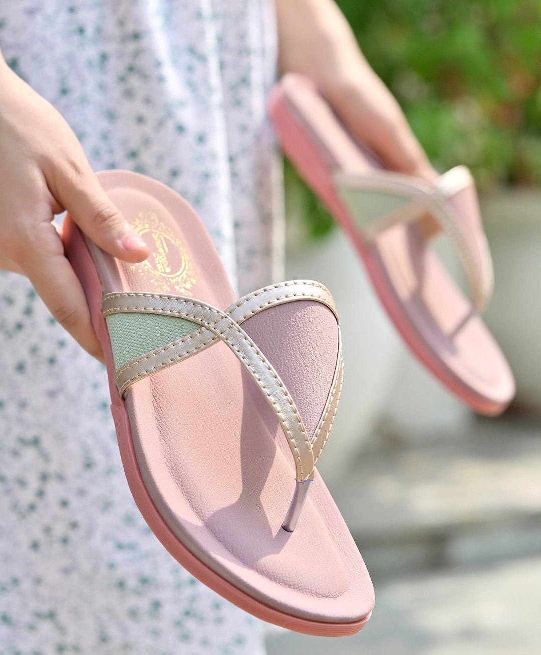 Shoetopia Strap Detailed Sandals - Pink-picture-25