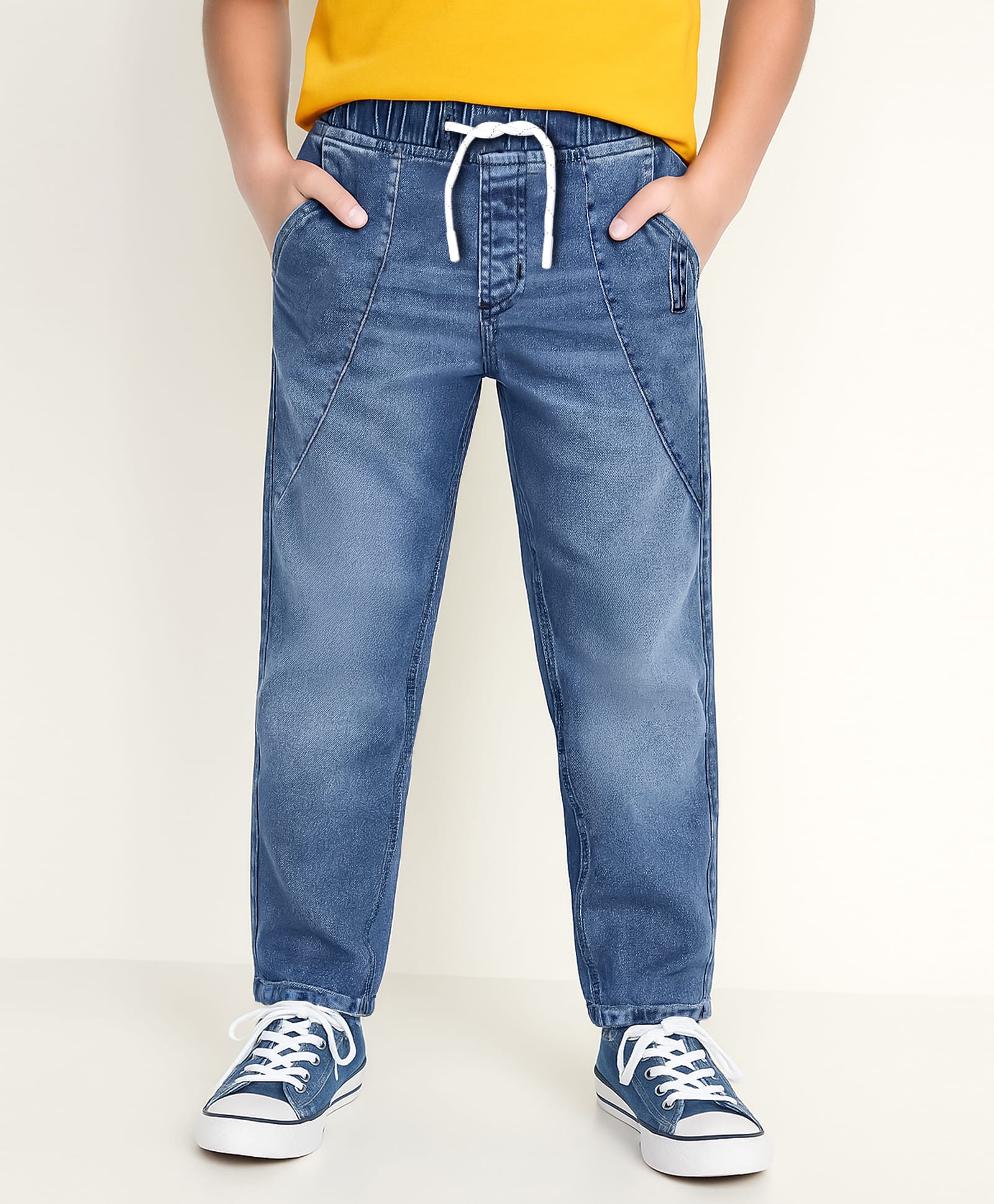 arias by lara dutta Arias Cotton Elastane Cotton Woven Full Length Cut & Sew Stretchable Washed Jeans - Blue-picture-14