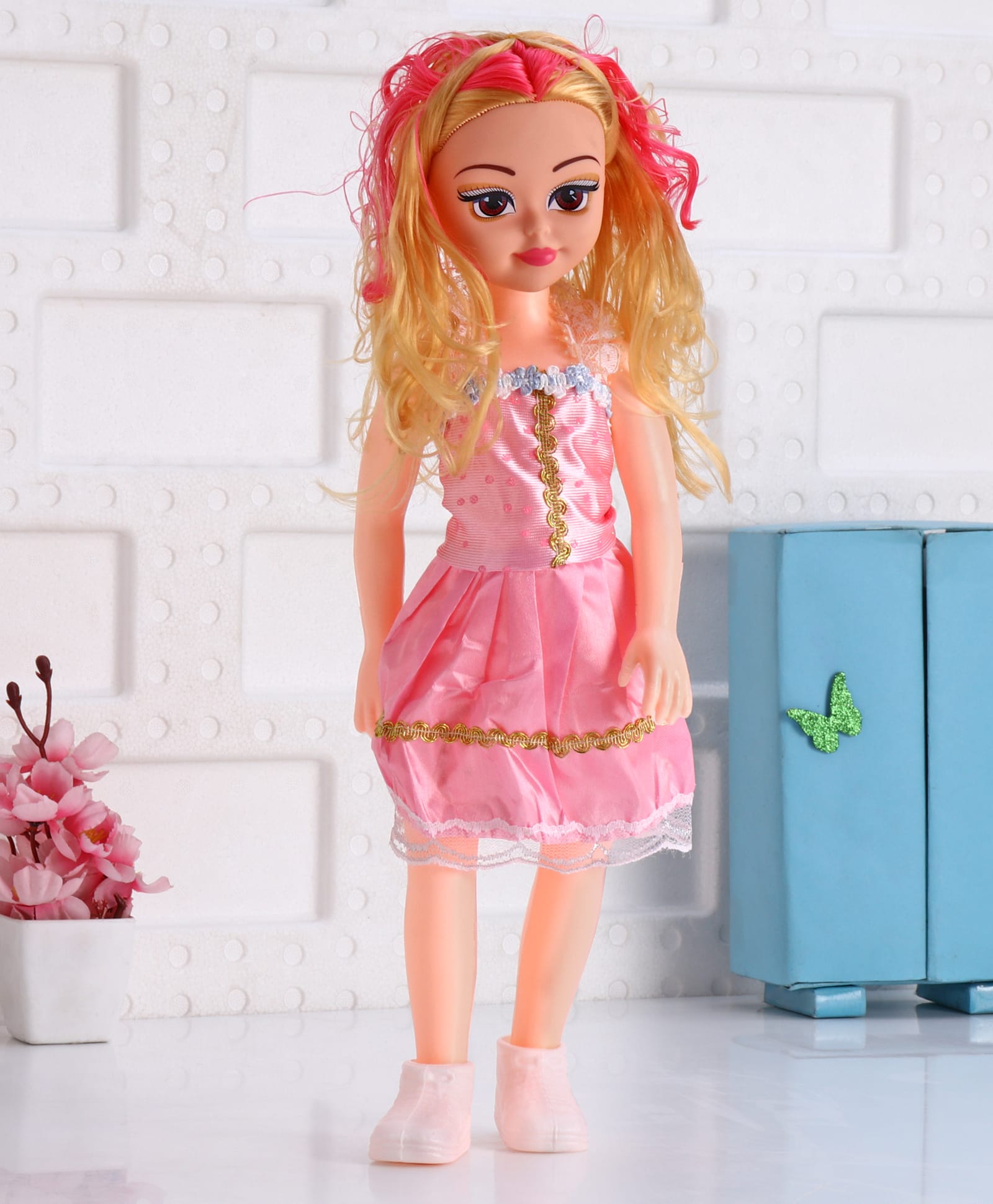 KiddyBuddy GAD-5566 Baby Doll Toy Without Music (Color May Vary) - Height 40 cm-image-41