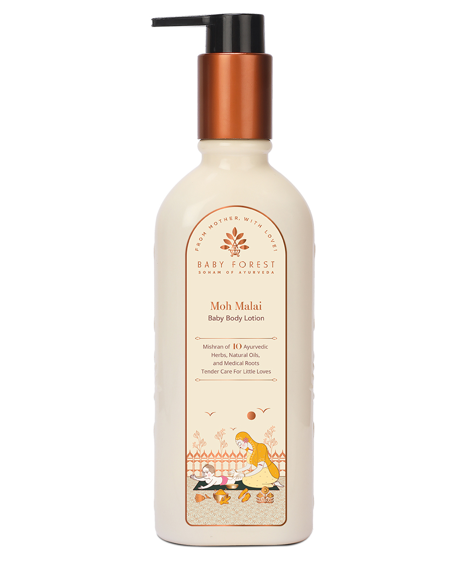 BABY FOREST Moh Malai Baby Body Lotion With 10 Ayurvedic Herbs - 200 ml-picture-24