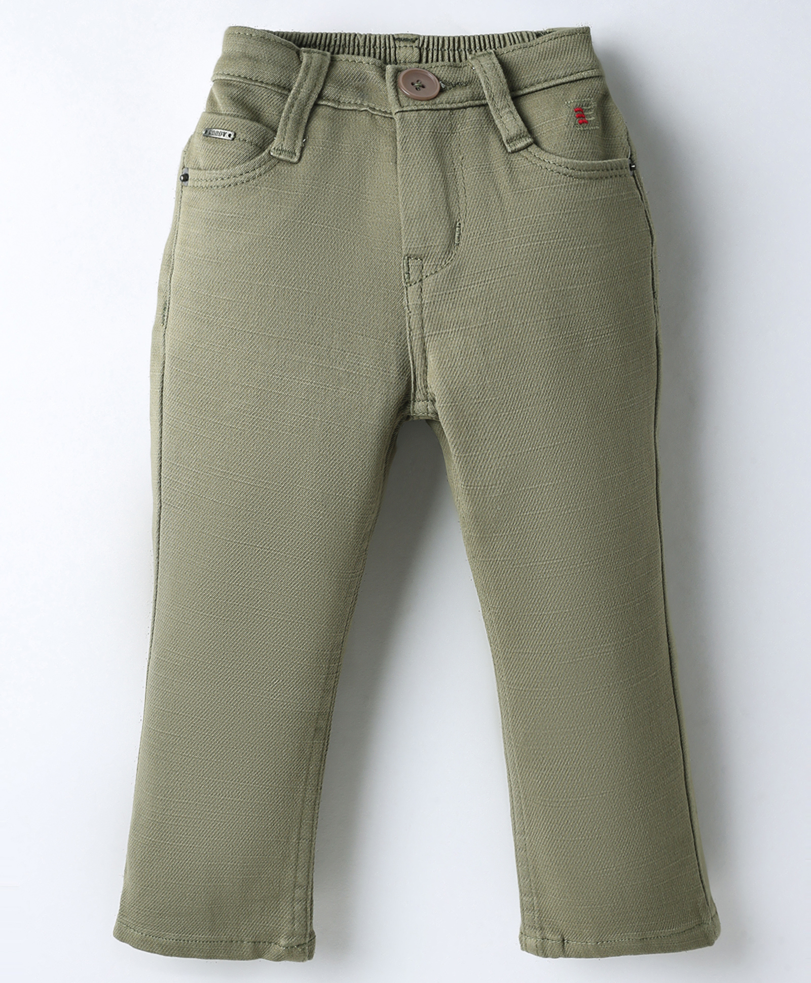 Noddy Solid Trousers - Green-image-25