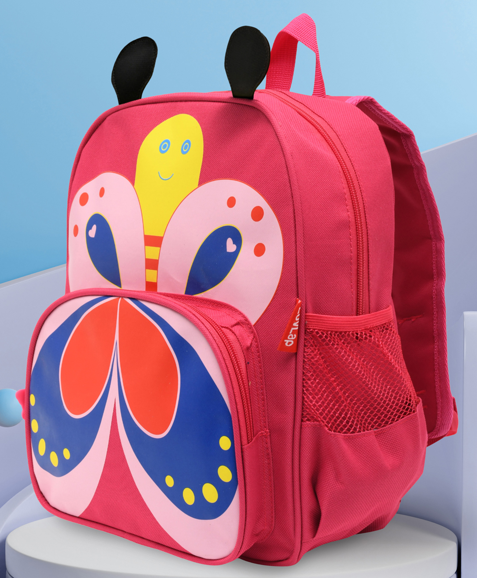 luvlap Luv Lap Backpack With Butterfly Print Pink - Height 12.2 Inches-picture-8