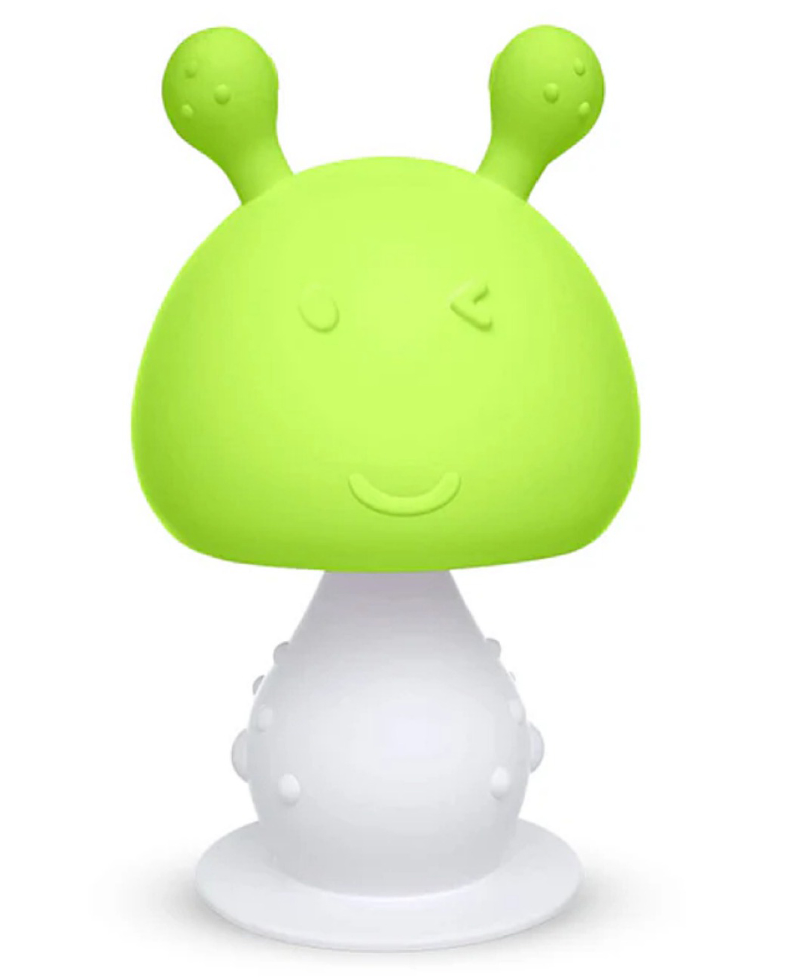 The little lookers Silicone Mushroom Shape Baby Teether - Green-image-30