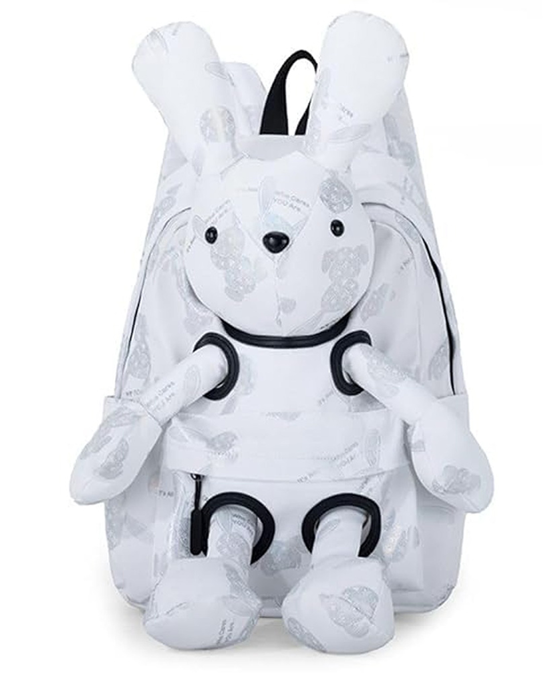 Happy Hues 3D Bunny Backpack for Kids 12 Litre Lightweight & Waterproof School Bag with Multiple Compartments, Perfect for Kids - Height 15.7 Inches-image-28