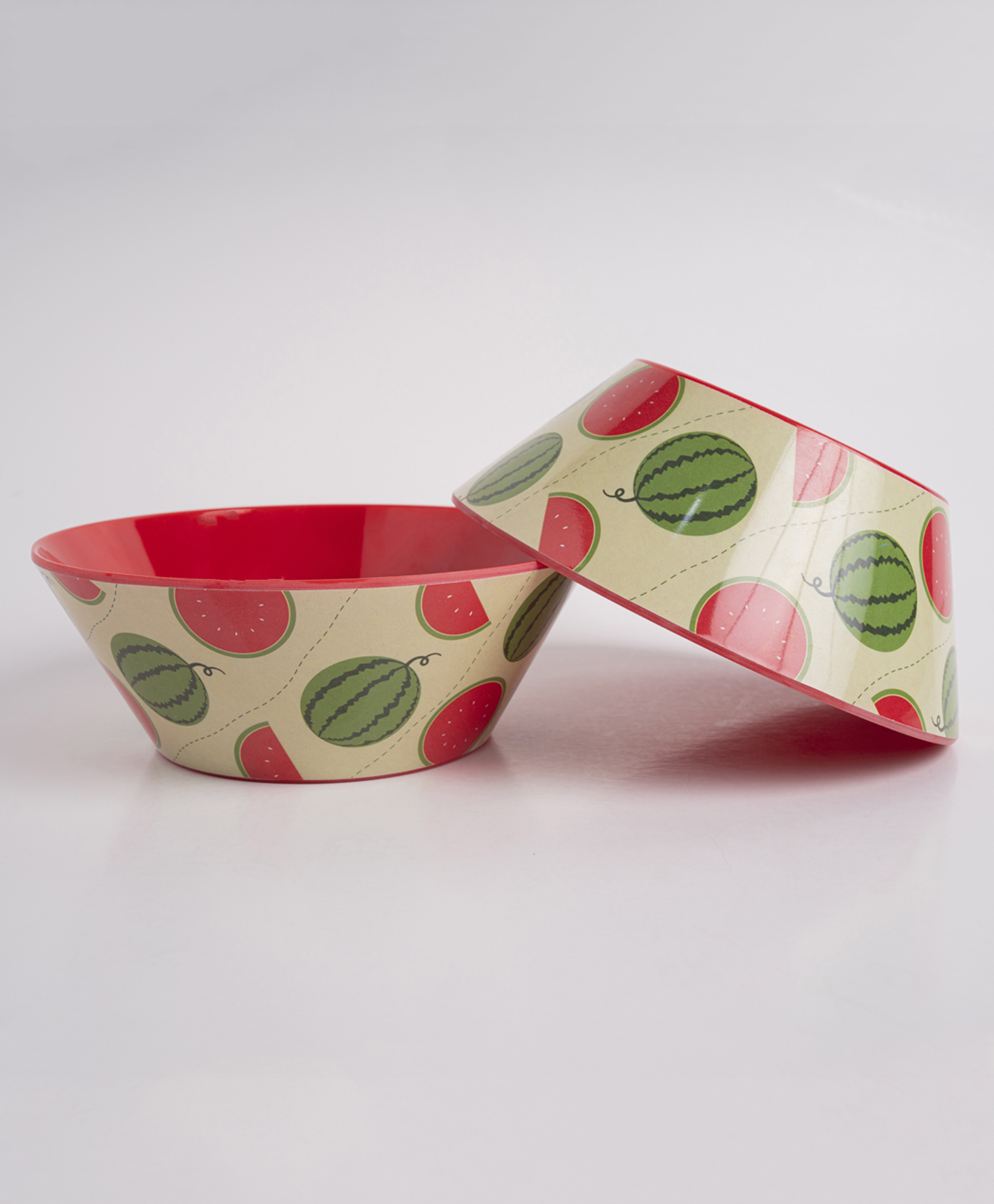 Superware Melamine Kids Snack Bowl 5.5" Water Melon -Red (Set Of 2)-picture-18