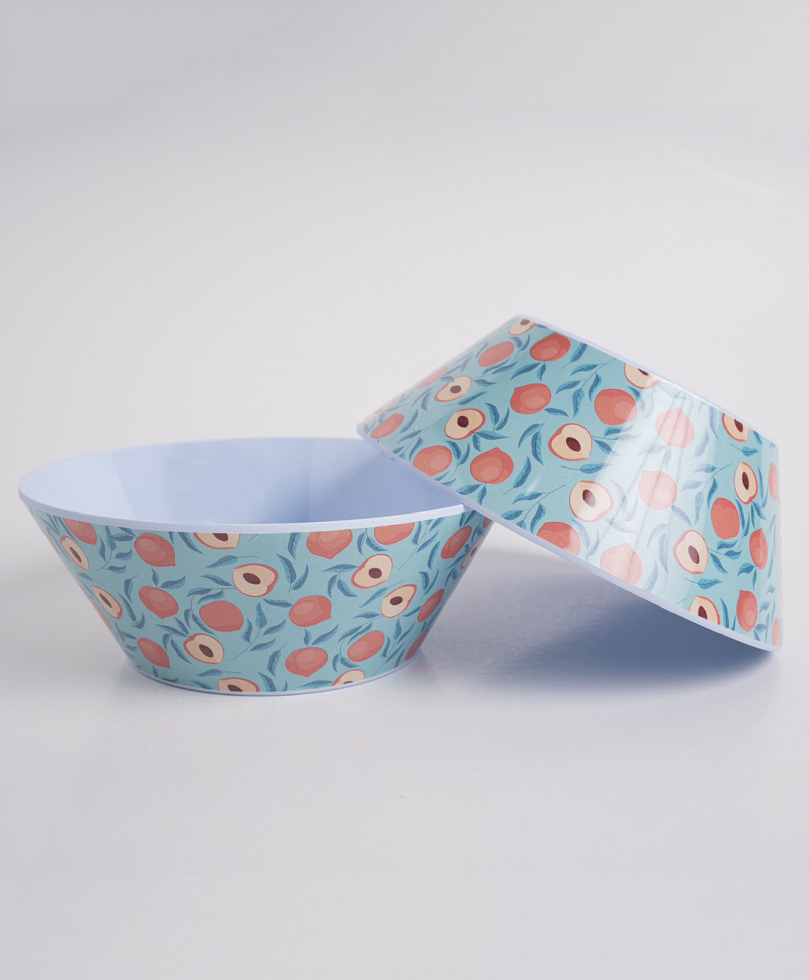 Superware Melamine Kids Snack Bowl 5.5" Peach -Blue (Set Of 2)-image-10