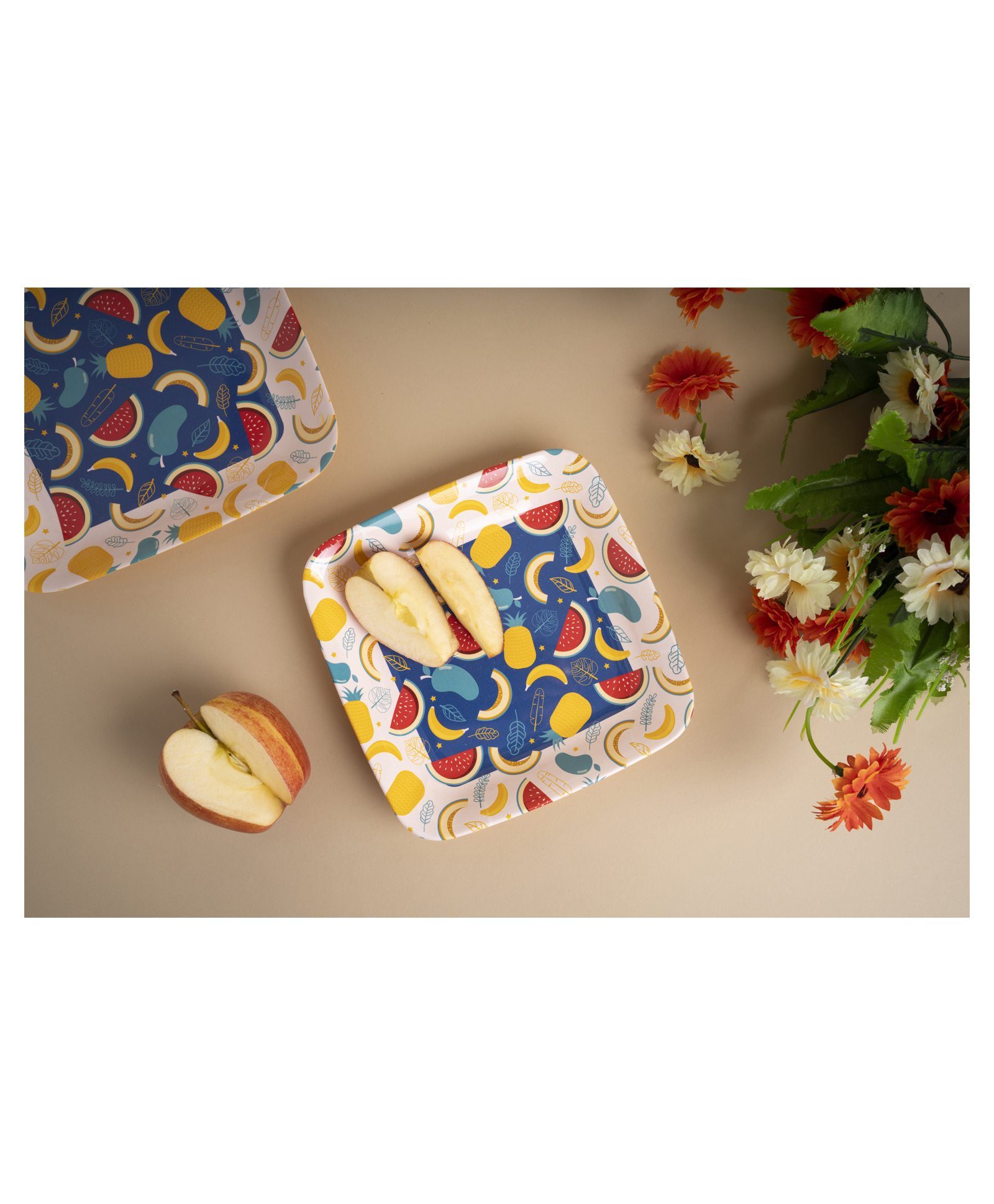 Superware Melamine Kids Snack Plate 7.5"Banana -Yellow (Set Of 2)-picture-11