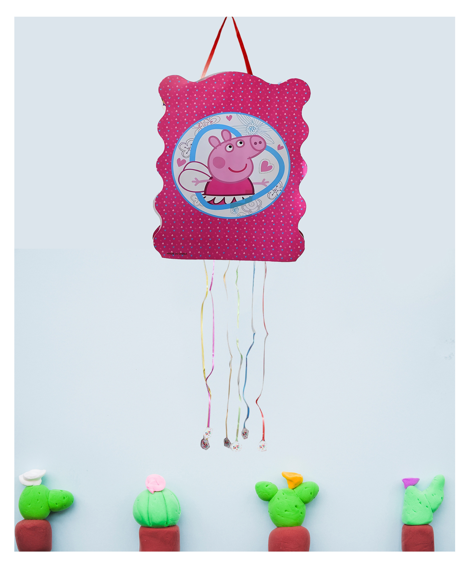 Funcart Peppa Pig Birthday Pinata Bag - Pink-picture-14
