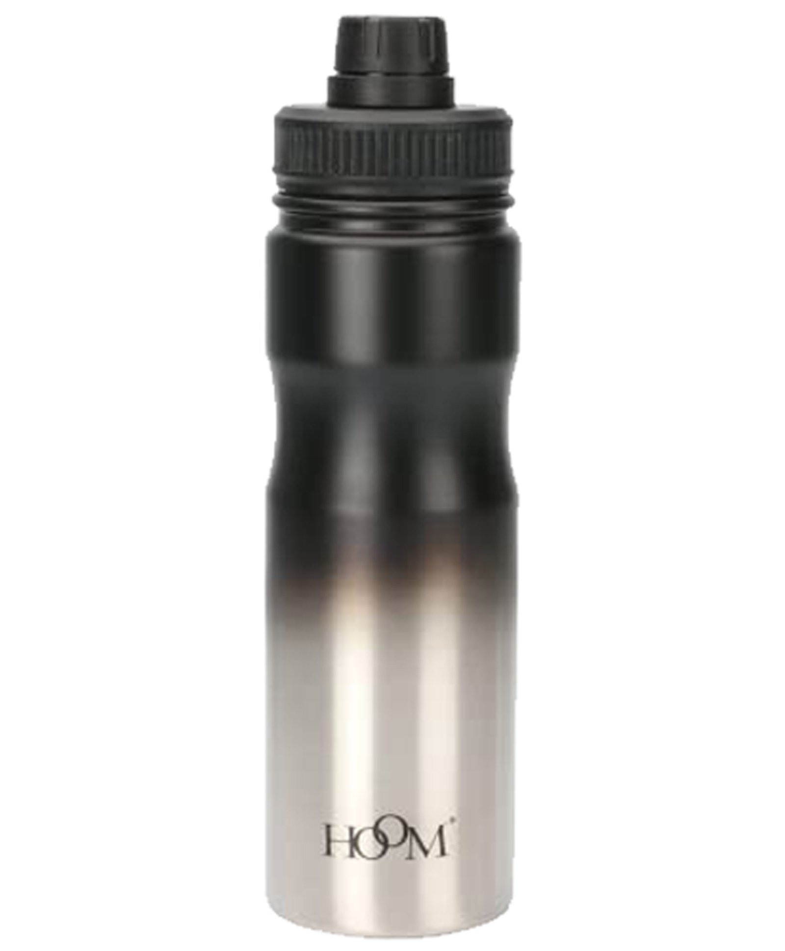 HOOM Stainless Steel Double-Wall Insulated Sipper Water Bottle Black - 600 ml-image-44