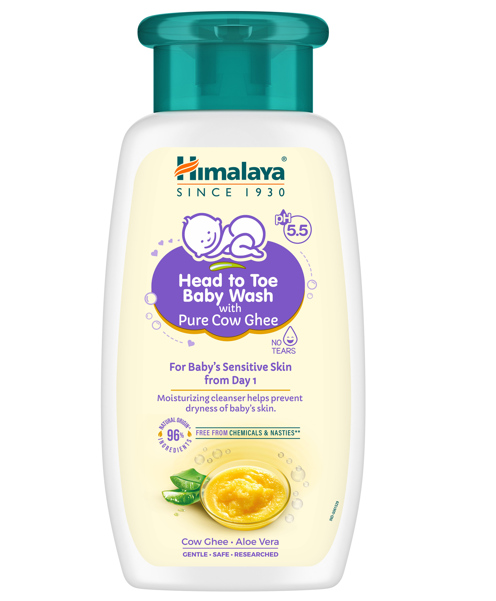 Himalaya Babycare Ghee Head To Toe Baby Wash With Pure Cow Ghee - 200 ml-picture-32
