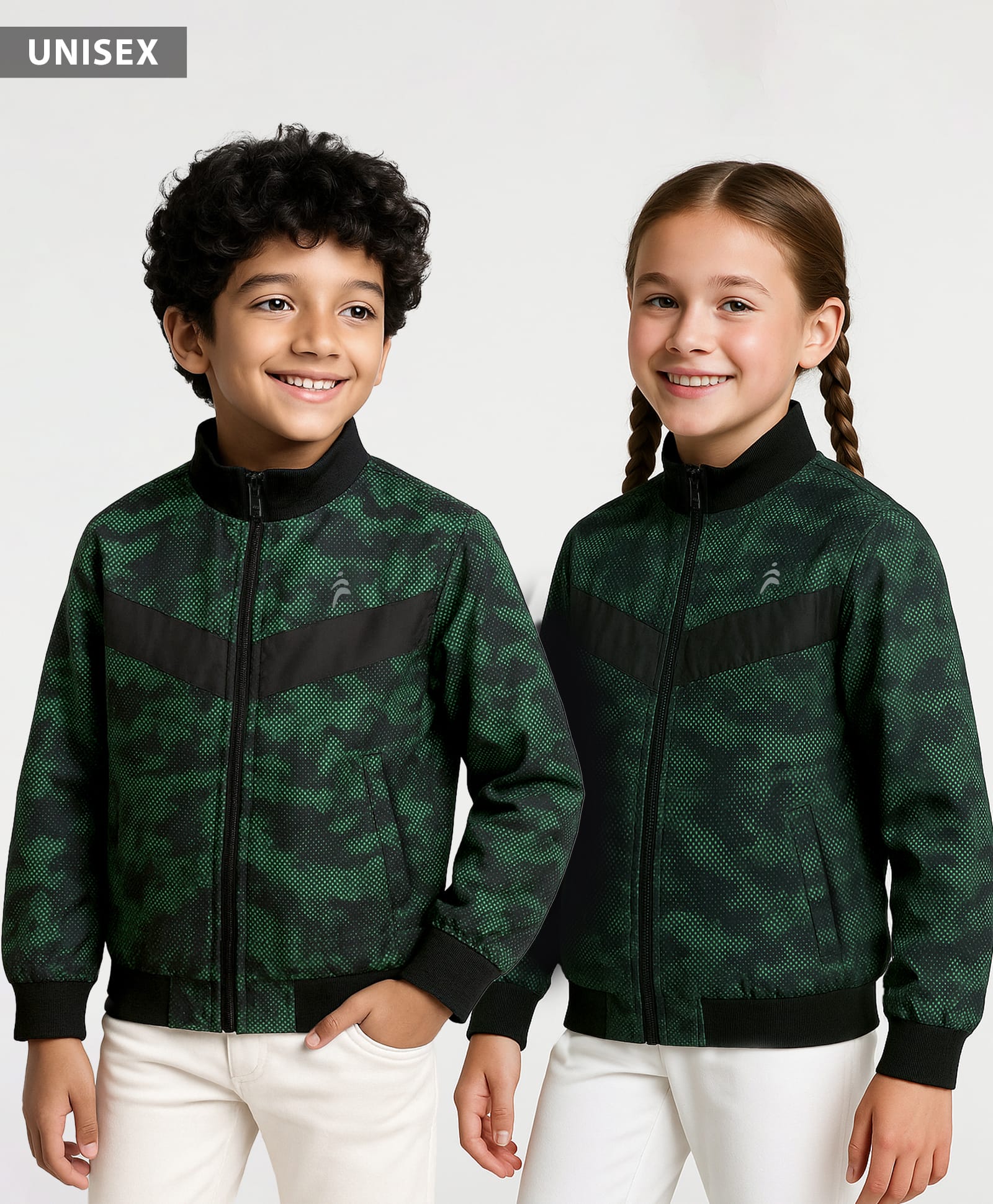 Pine Active Woven Full Sleeve Jacket with Abstract Print - Green-picture-22