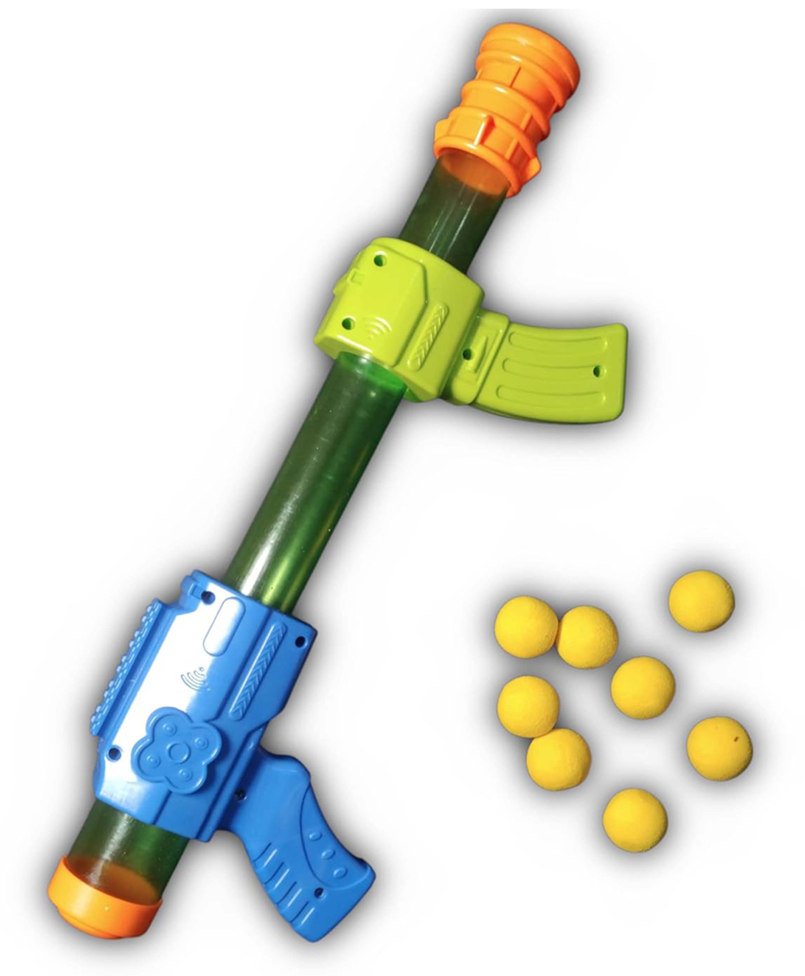 Lattice PowerStrike Foam Ball Blaster Toy Gun with 8 Soft EVA Balls, Ages 6+-image-9