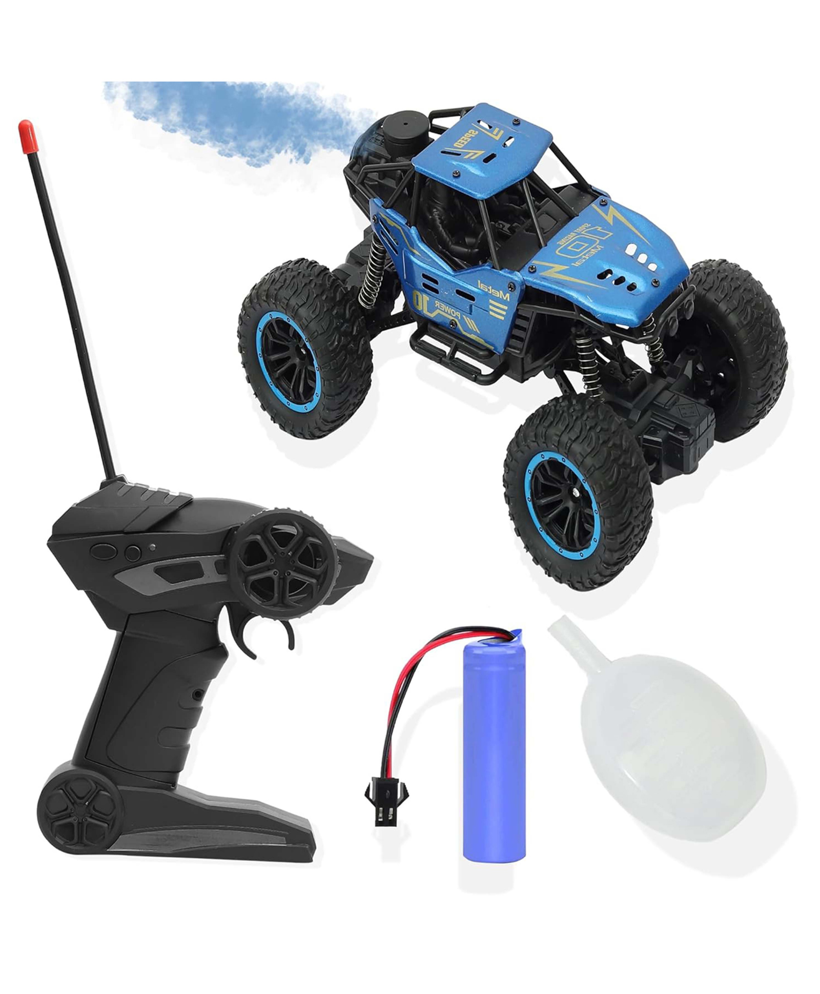 Lattice Rc Monster Truck Remote Control Car for Kids Rock Crawler 5 Function 1:18 Rc Car Toys for Boys 2Wd Offroad High Speed Remote Car Toys for Kids 5 Years 12 (blue)-picture-18
