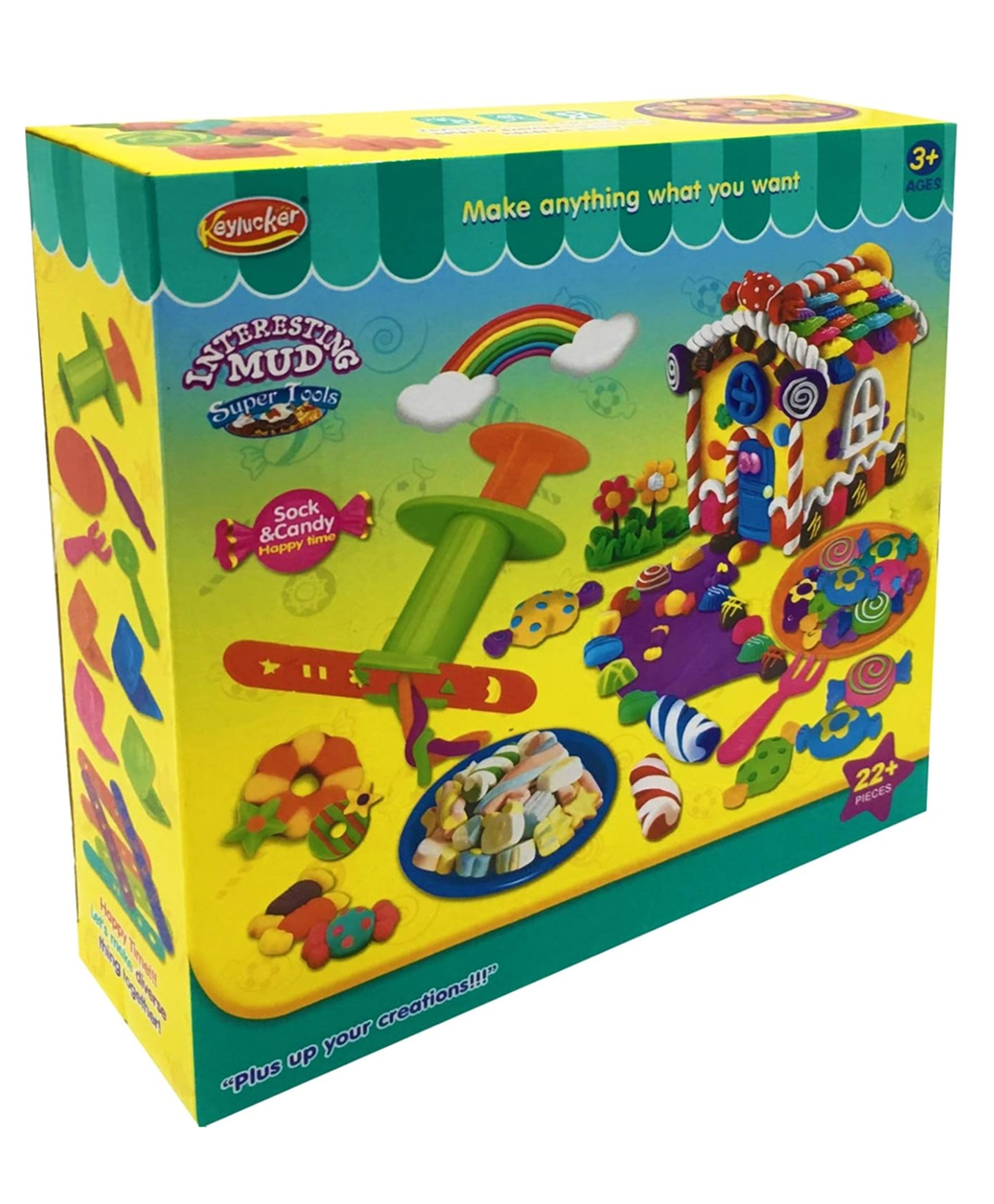 Lattice "Interesting Mud Super Tools Playset 22+ Piece Creative Candy & Craft Kit for Kids (Ages 3+)"-image-9