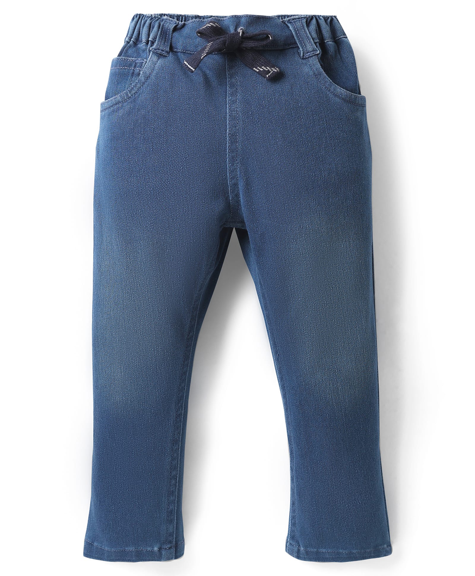 Simply Premium Denim Full Length Washed Jeans - Blue-picture-20
